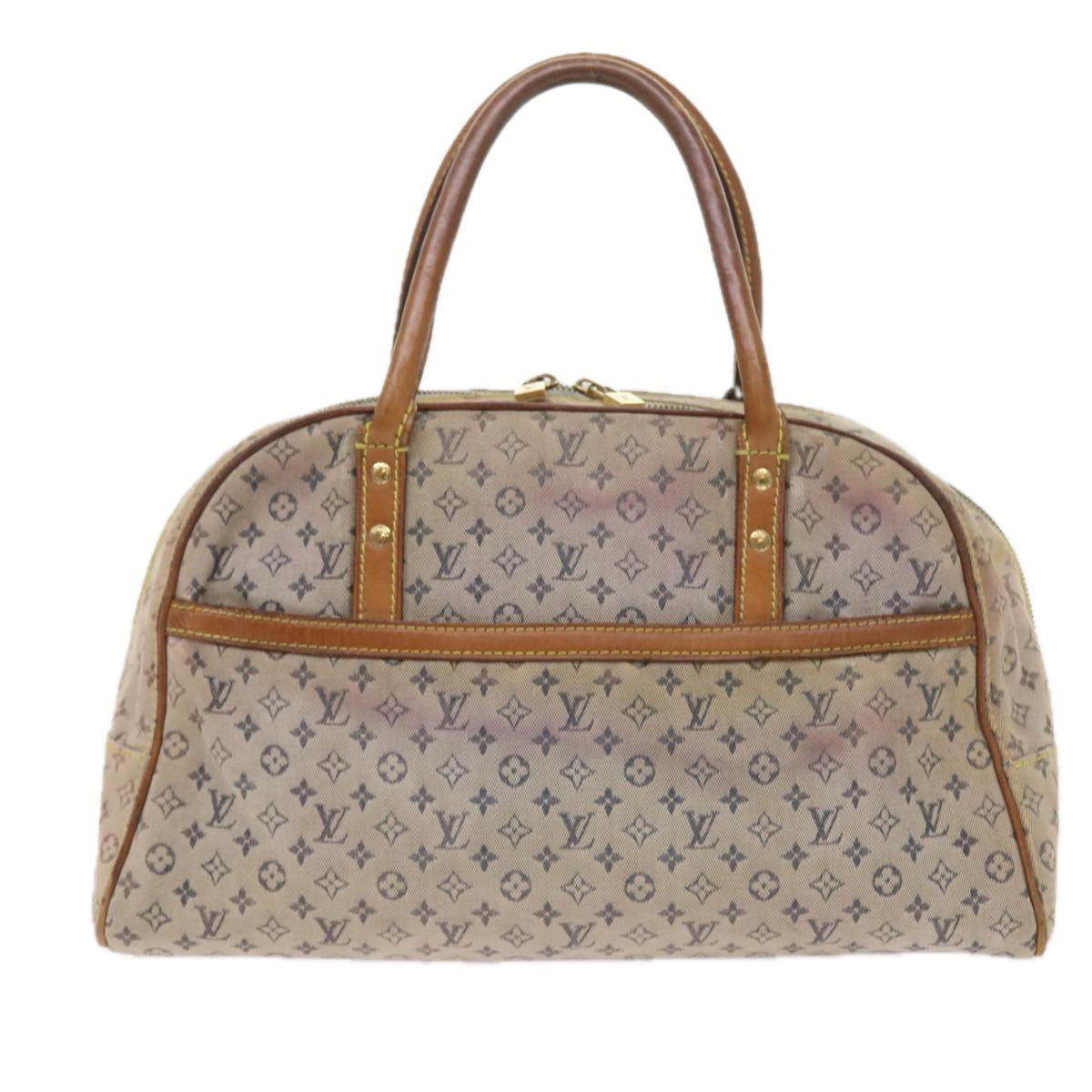 LOUIS VUITTON Monogram Mini Marie Hand Bag Blue M92003 LV th4091