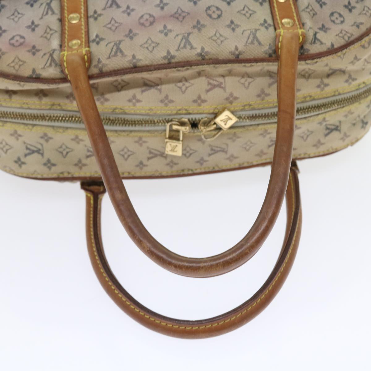 LOUIS VUITTON Monogram Mini Marie Hand Bag Blue M92003 LV th4091
