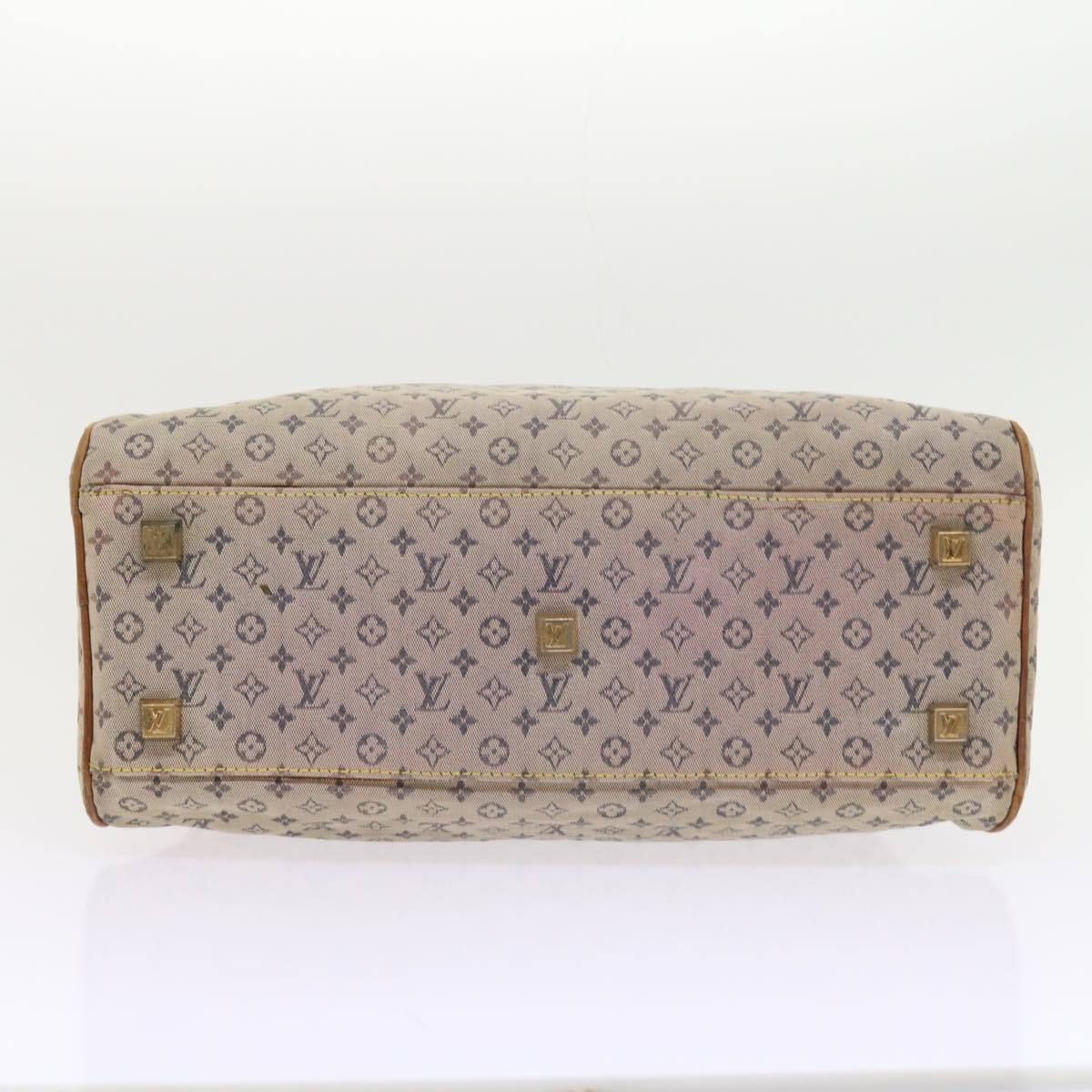 LOUIS VUITTON Monogram Mini Marie Hand Bag Blue M92003 LV th4091