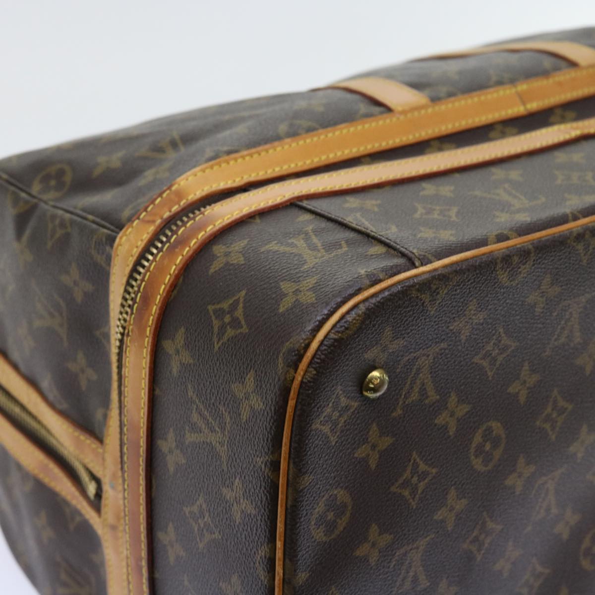 LOUIS VUITTON Monogram Sac Sports Boston Bag M41444 LV th4099