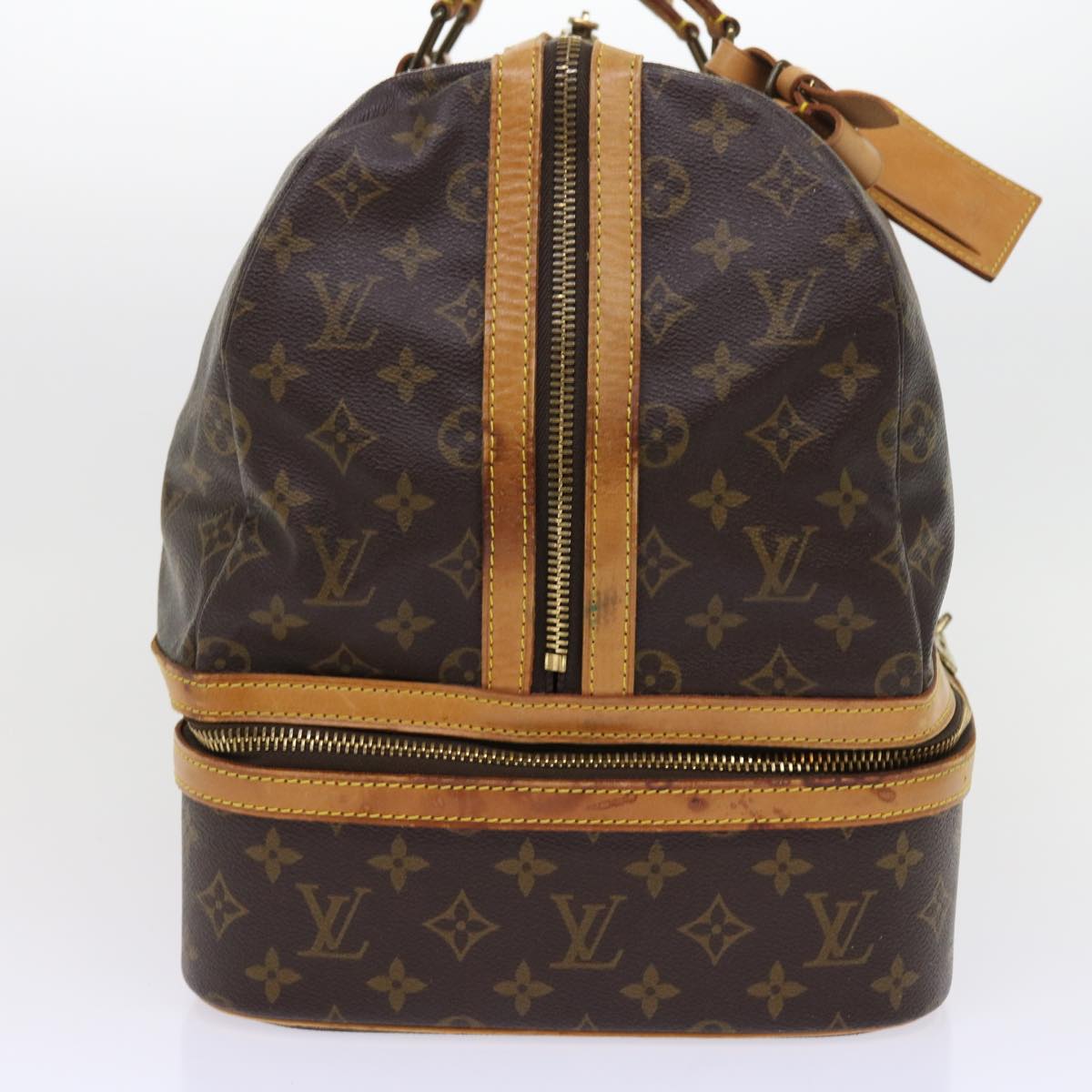 LOUIS VUITTON Monogram Sac Sports Boston Bag M41444 LV th4099