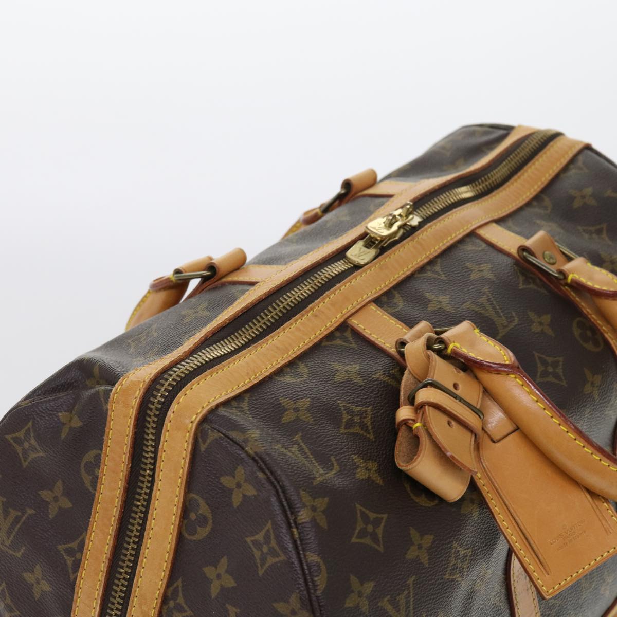 LOUIS VUITTON Monogram Sac Sports Boston Bag M41444 LV th4099