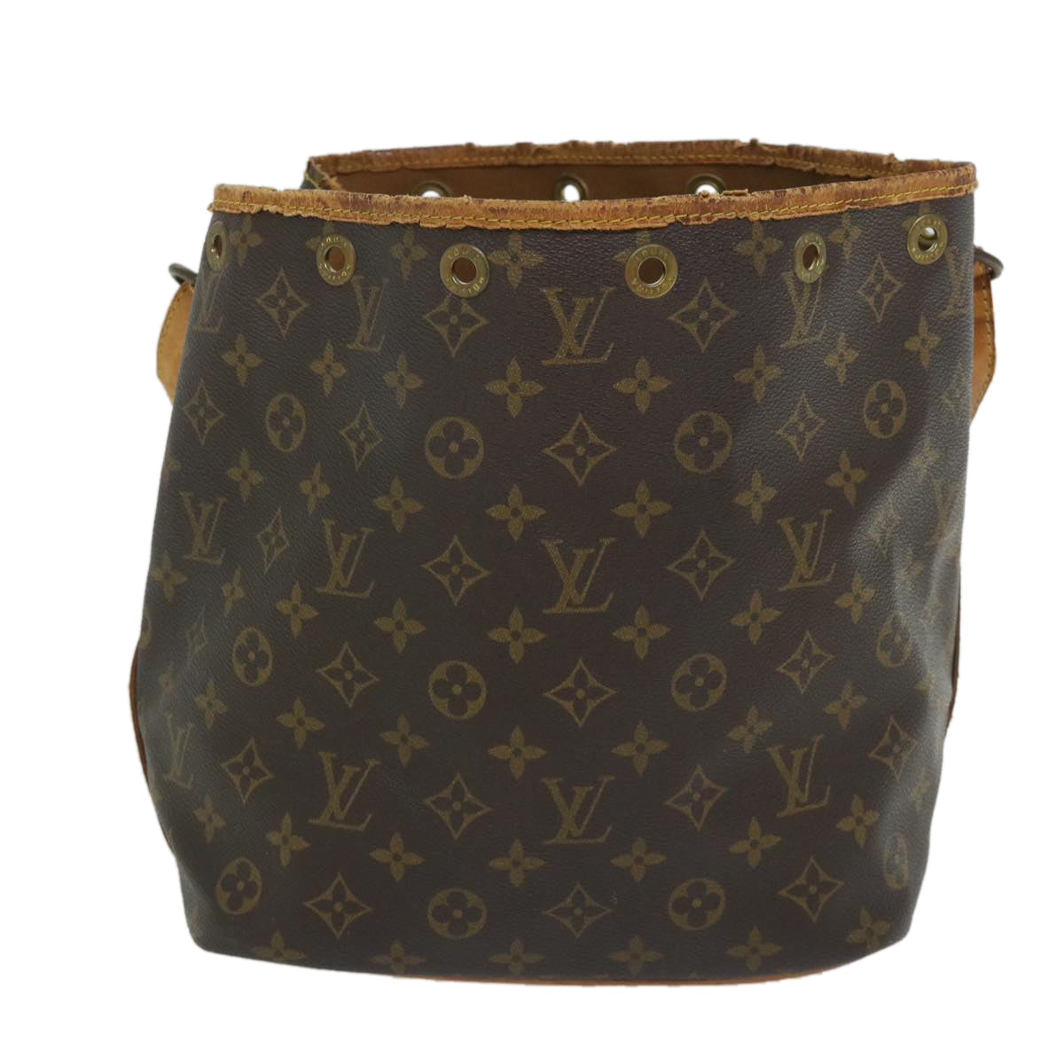 LOUIS VUITTON Monogram Petit Noe Shoulder Bag M42226 LV th4110