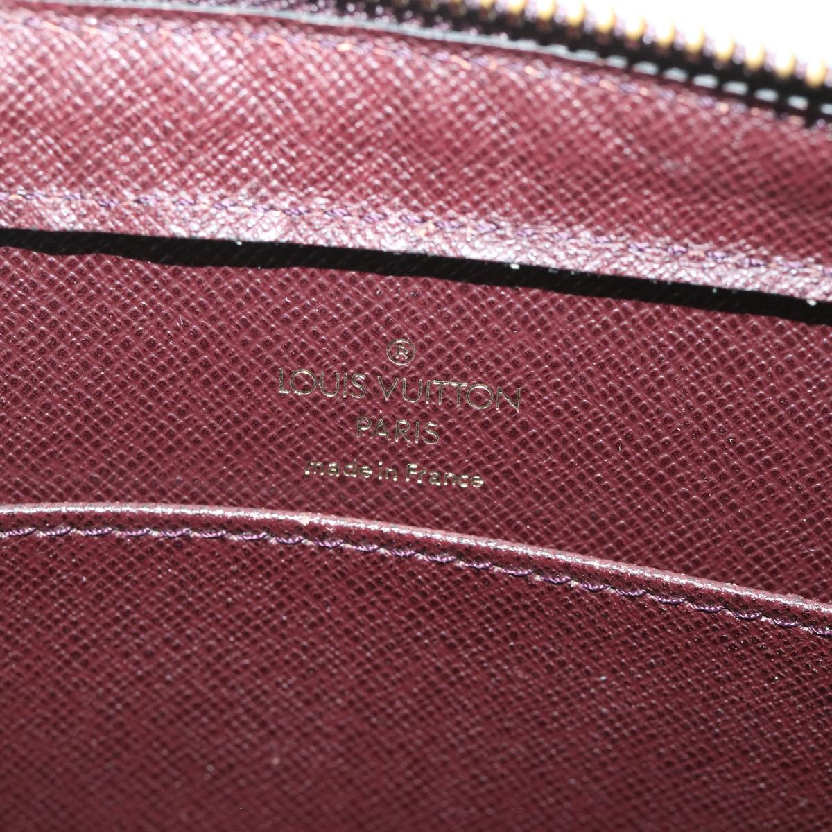 LOUIS VUITTON Taiga Baikal Clutch Bag Acajou M30186 LV th4123