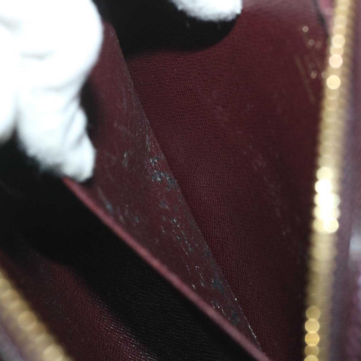 LOUIS VUITTON Taiga Baikal Clutch Bag Acajou M30186 LV th4123