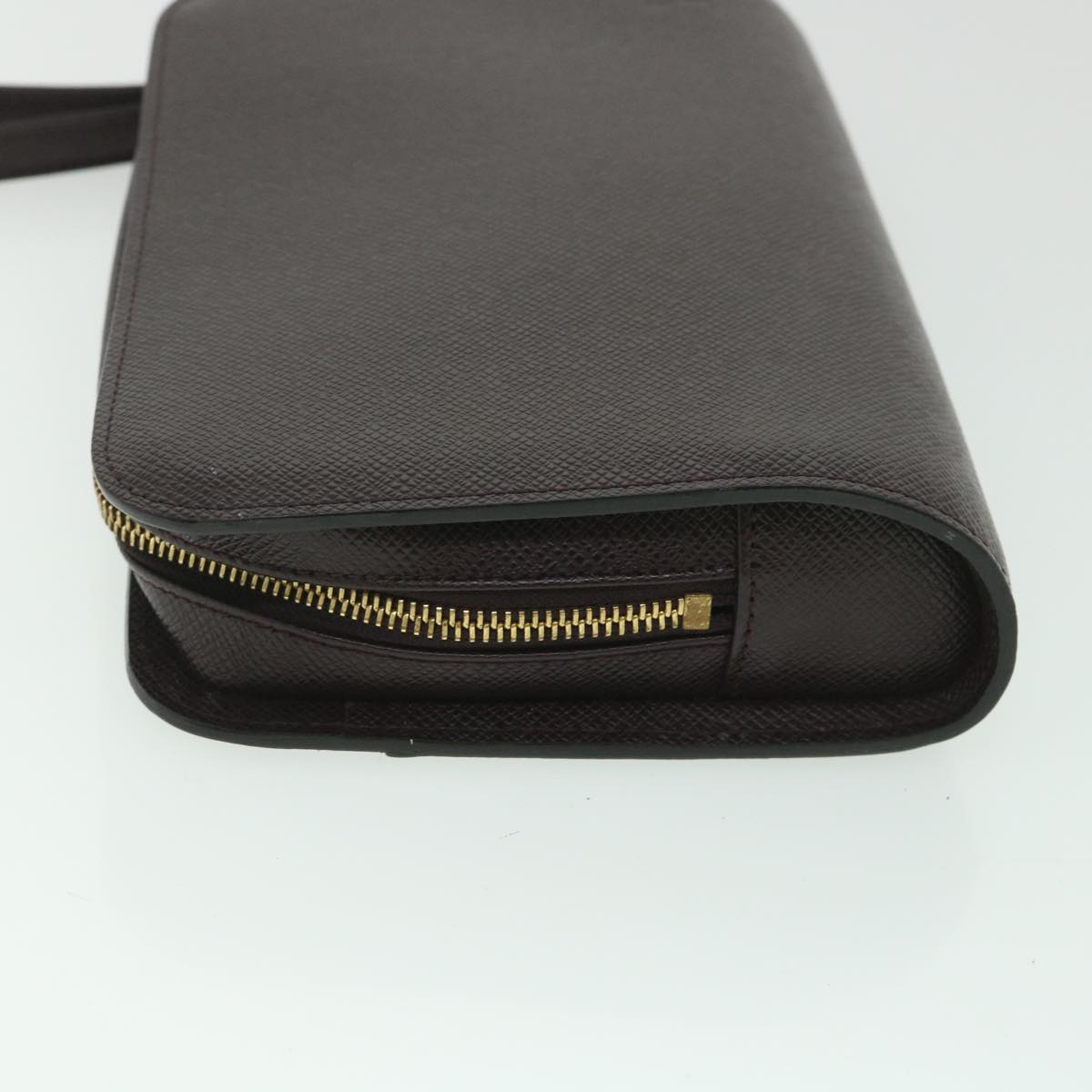 LOUIS VUITTON Taiga Baikal Clutch Bag Acajou M30186 LV th4123