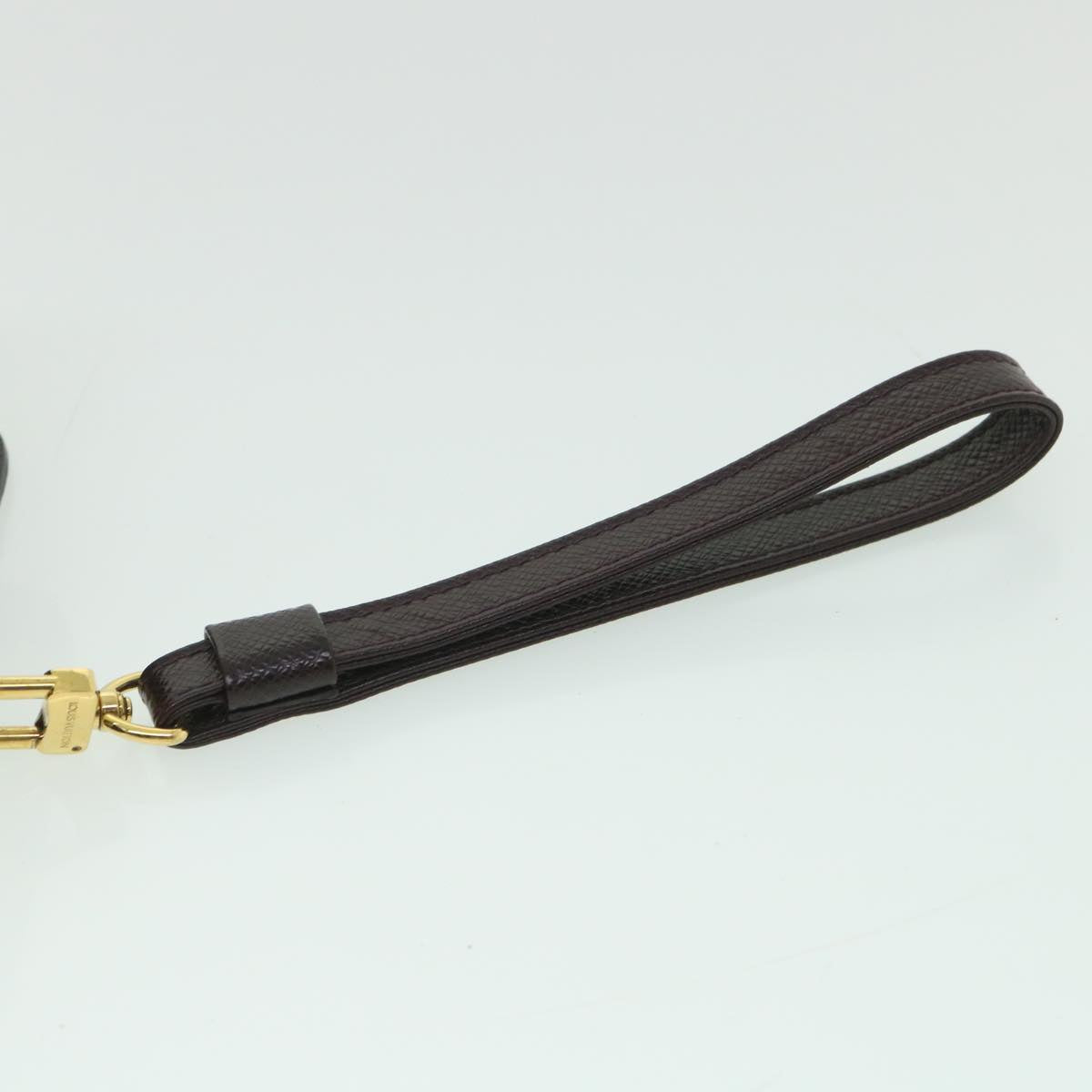 LOUIS VUITTON Taiga Baikal Clutch Bag Acajou M30186 LV th4123