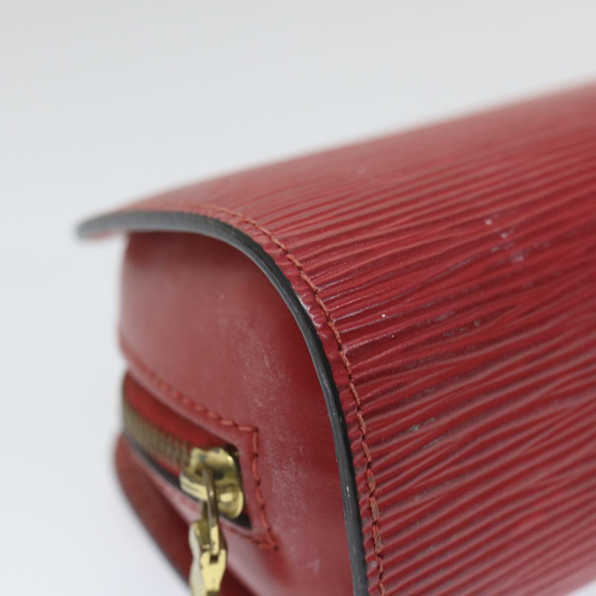 LOUIS VUITTON Epi Dauphine PM Pouch Red M48447 LV th4216