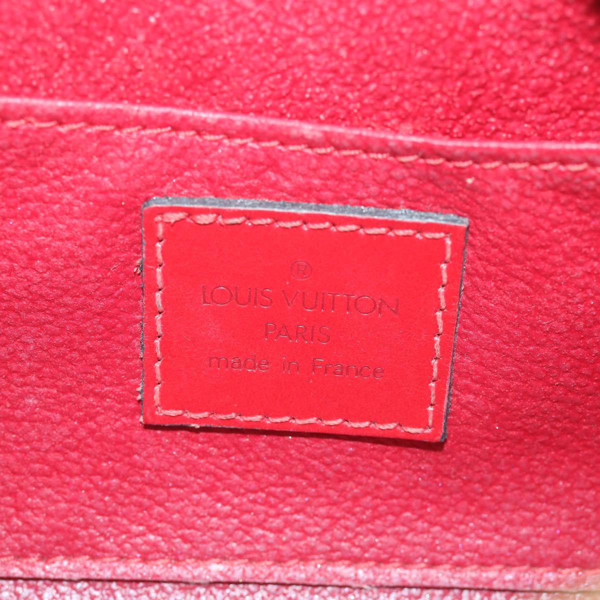 LOUIS VUITTON Epi Dauphine PM Pouch Red M48447 LV th4216
