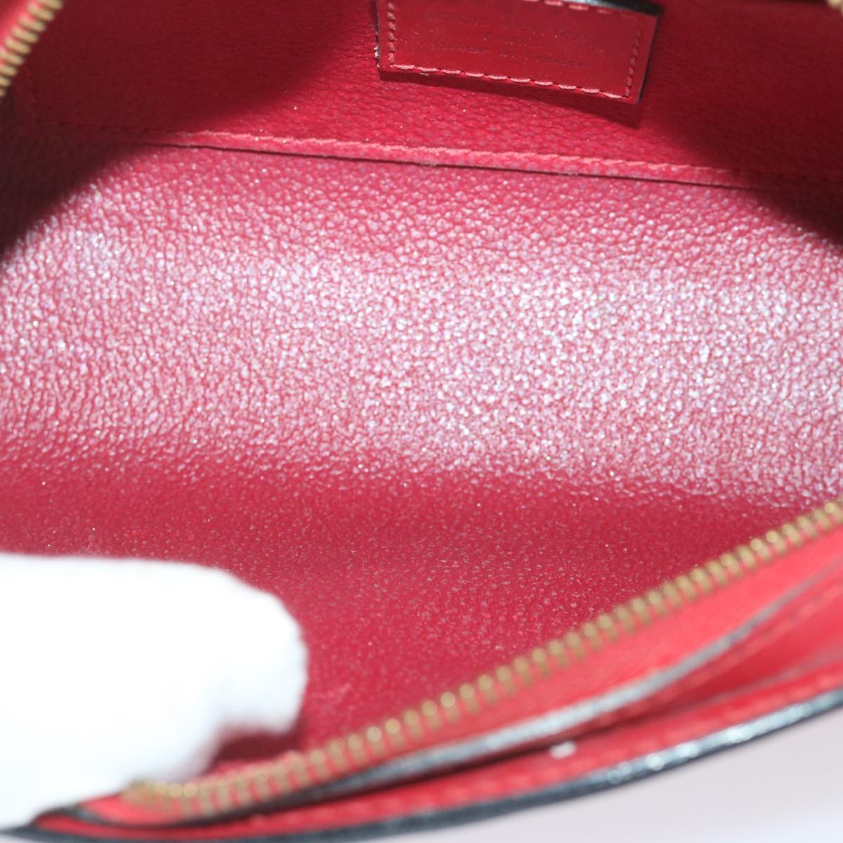 LOUIS VUITTON Epi Dauphine PM Pouch Red M48447 LV th4216