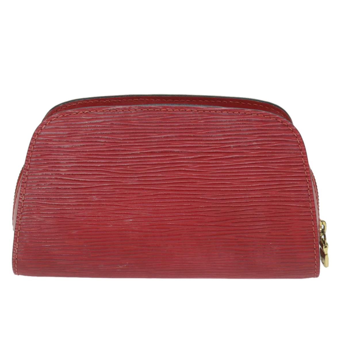 LOUIS VUITTON Epi Dauphine PM Pouch Red M48447 LV th4216