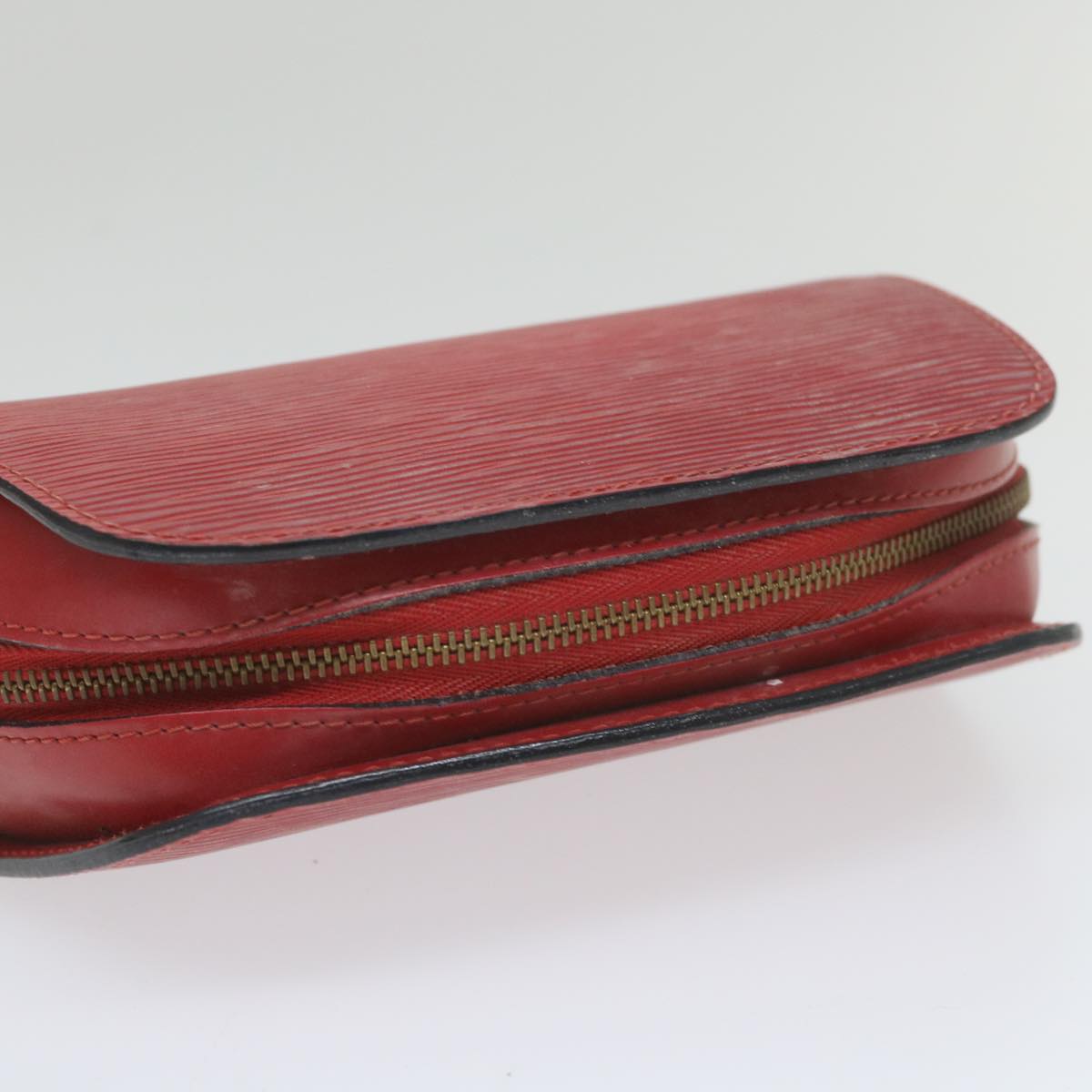 LOUIS VUITTON Epi Dauphine PM Pouch Red M48447 LV th4216