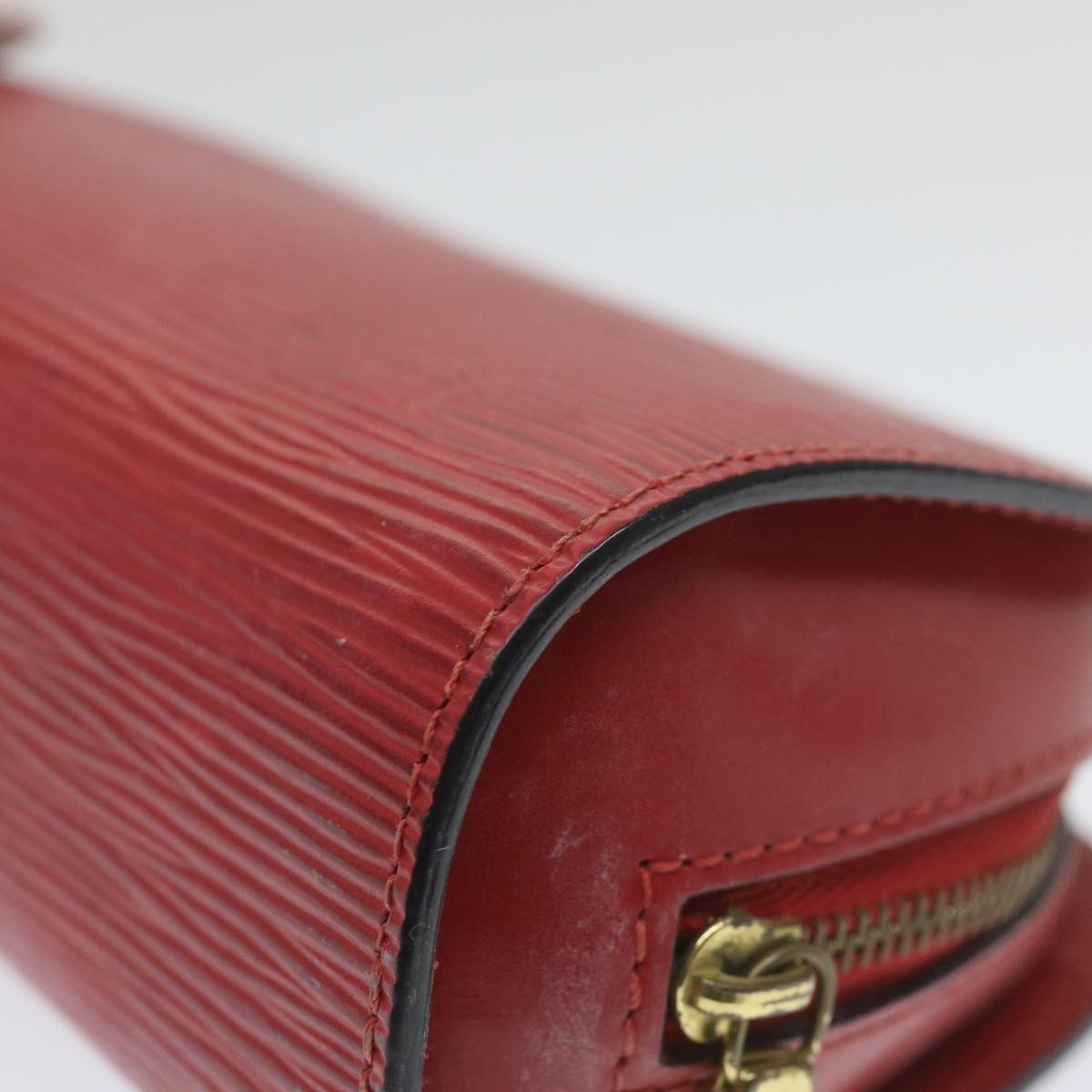LOUIS VUITTON Epi Dauphine PM Pouch Red M48447 LV th4216