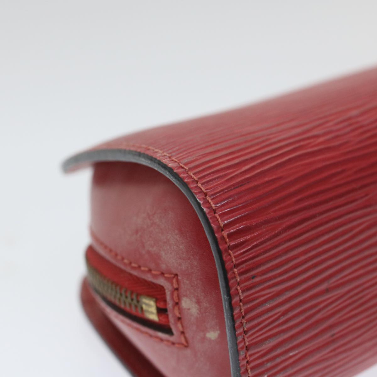 LOUIS VUITTON Epi Dauphine PM Pouch Red M48447 LV th4216