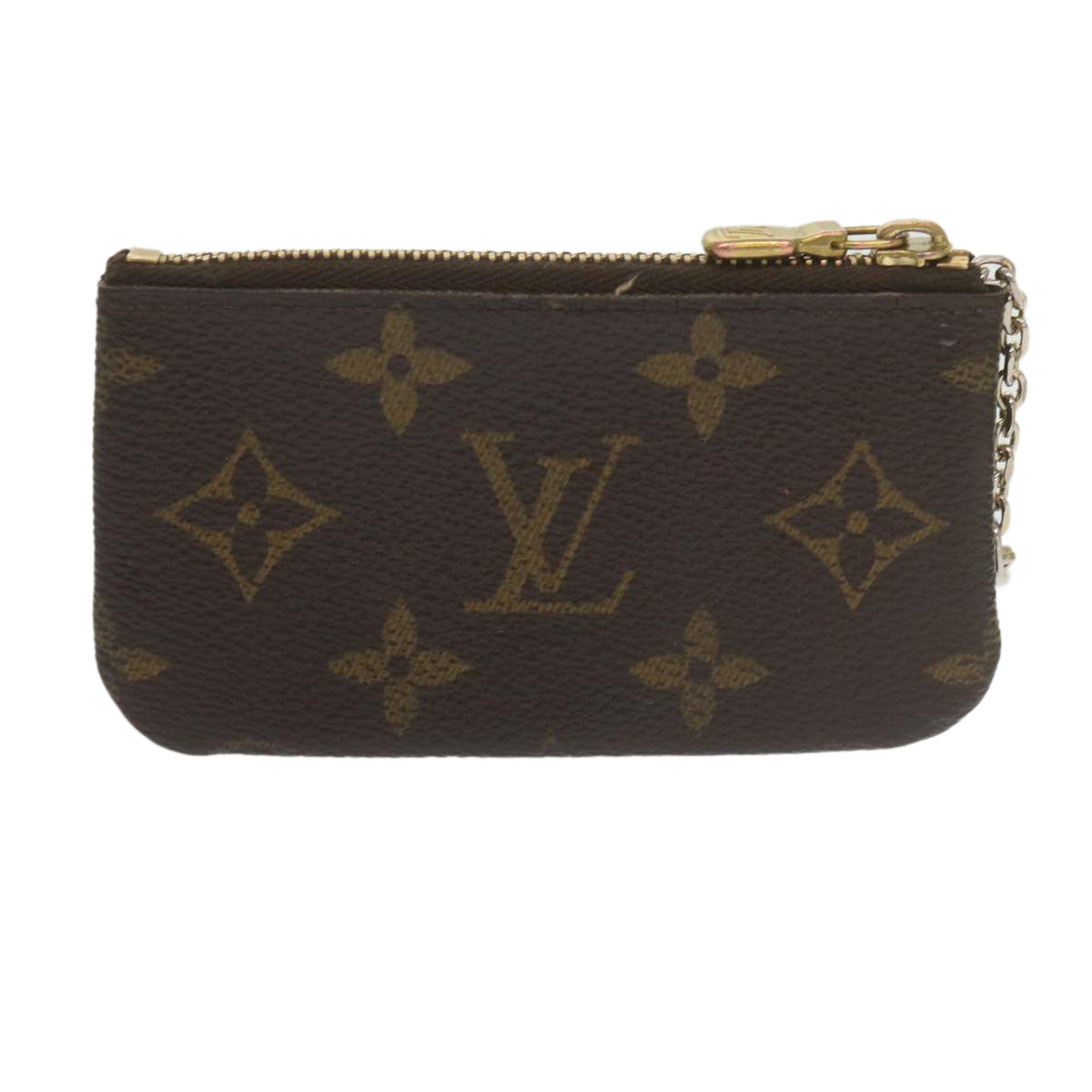LOUIS VUITTON Monogram Pochette Cles Coin Purse M62650 LV th4366