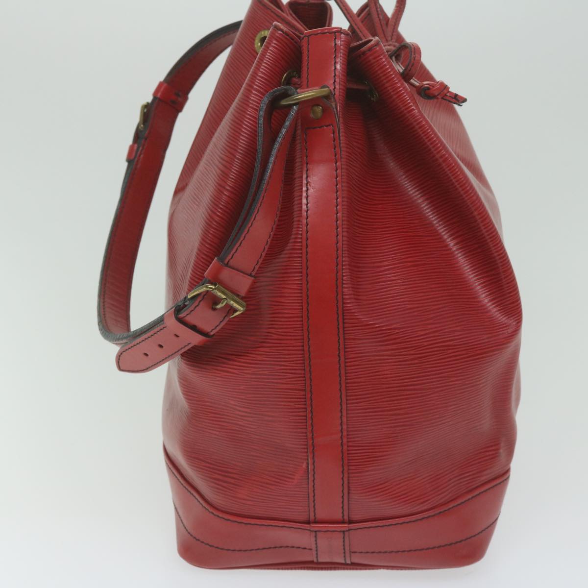 LOUIS VUITTON Epi Noe Shoulder Bag Red M44007 LV th4376