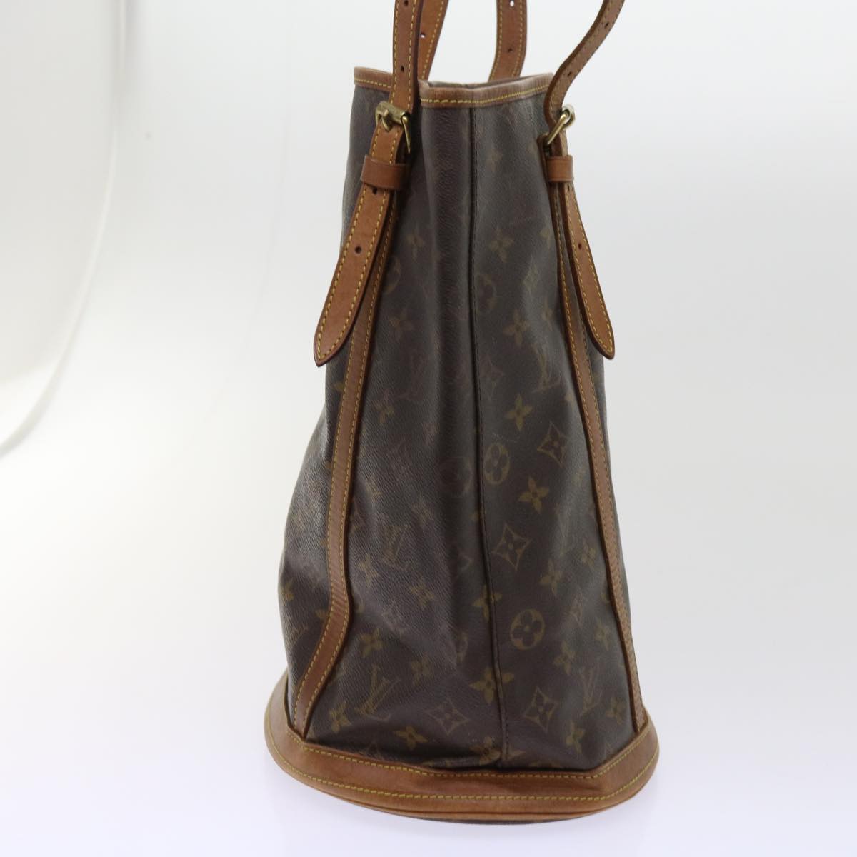 LOUIS VUITTON Monogram Bucket GM Shoulder Bag M42236 LV th4378