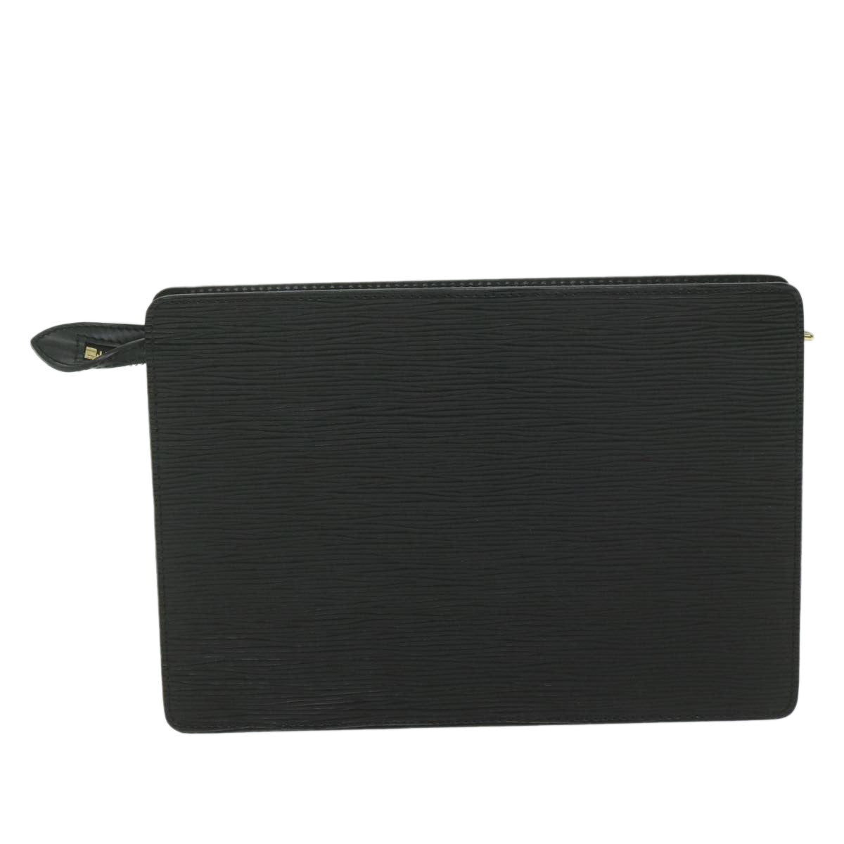 LOUIS VUITTON Epi Pochette Homme Clutch Bag Black M52522 LV th4390