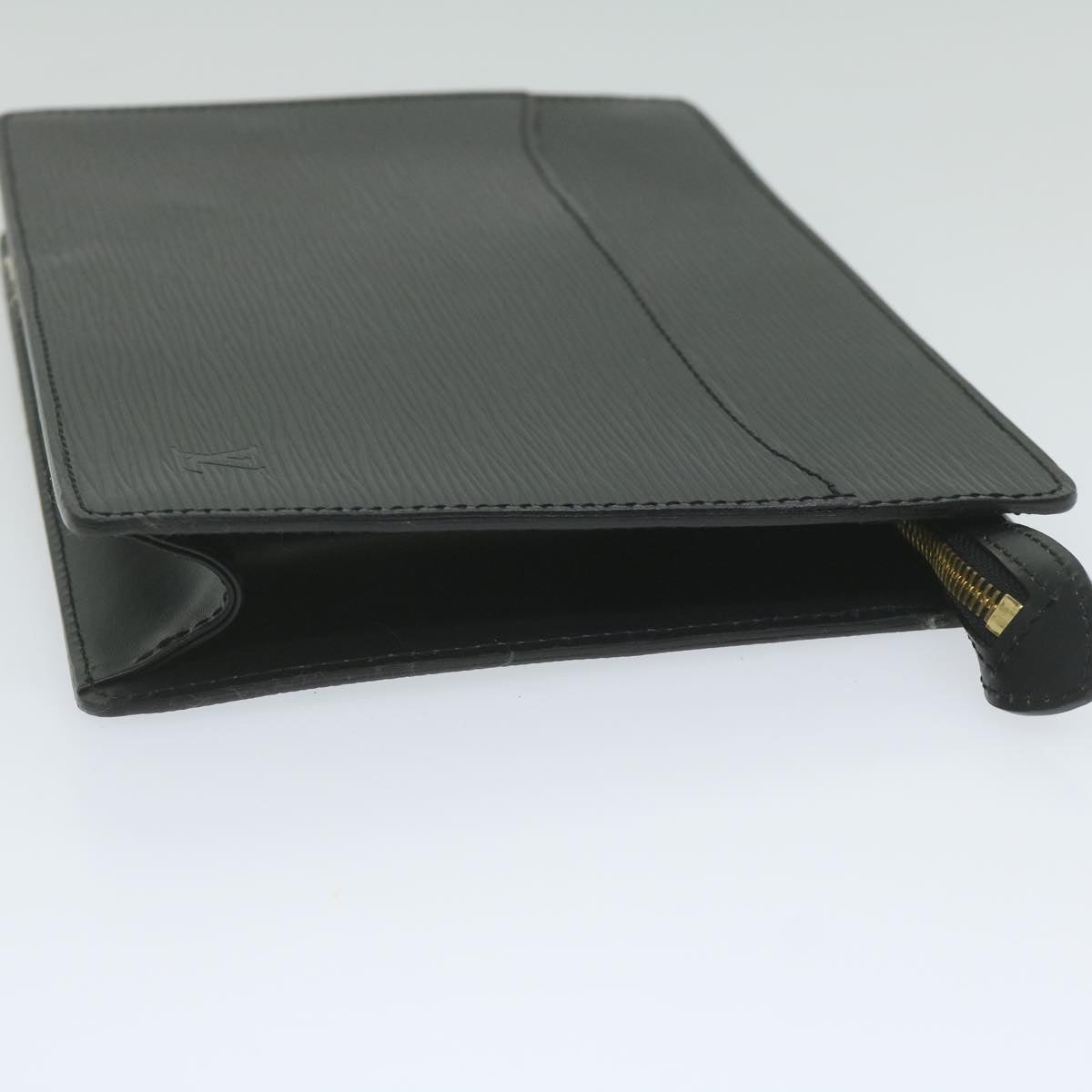 LOUIS VUITTON Epi Pochette Homme Clutch Bag Black M52522 LV th4390