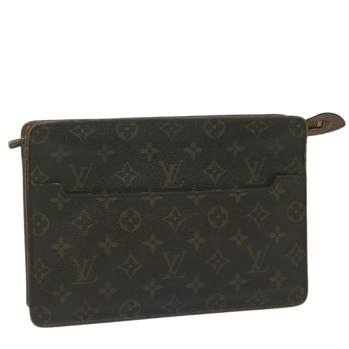 LOUIS VUITTON Monogram Pochette Homme Clutch Bag M51795 LV th4392