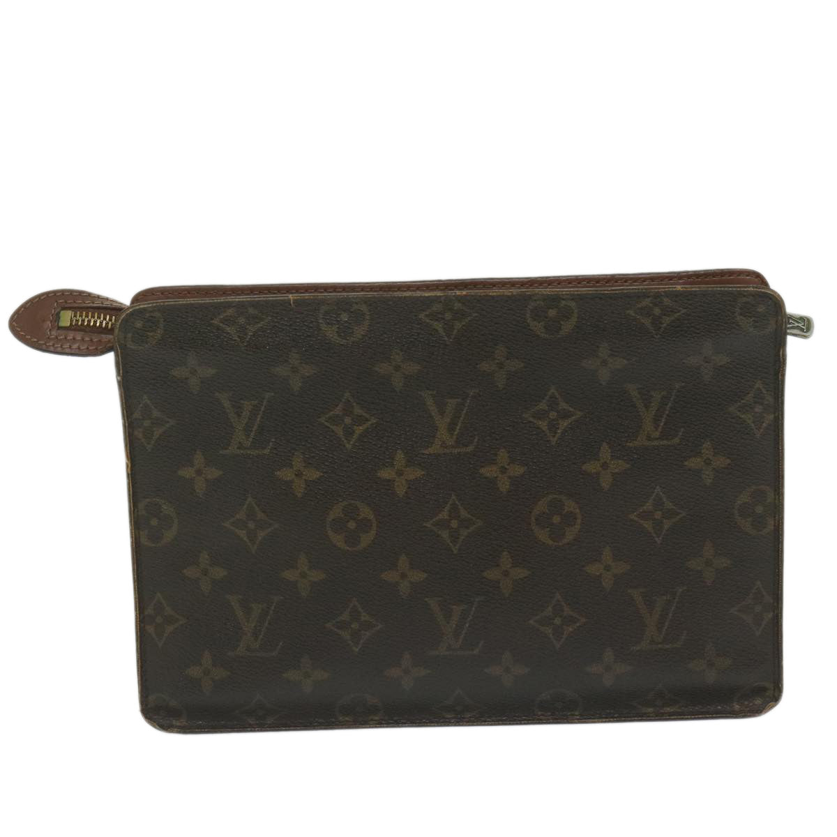 LOUIS VUITTON Monogram Pochette Homme Clutch Bag M51795 LV th4392