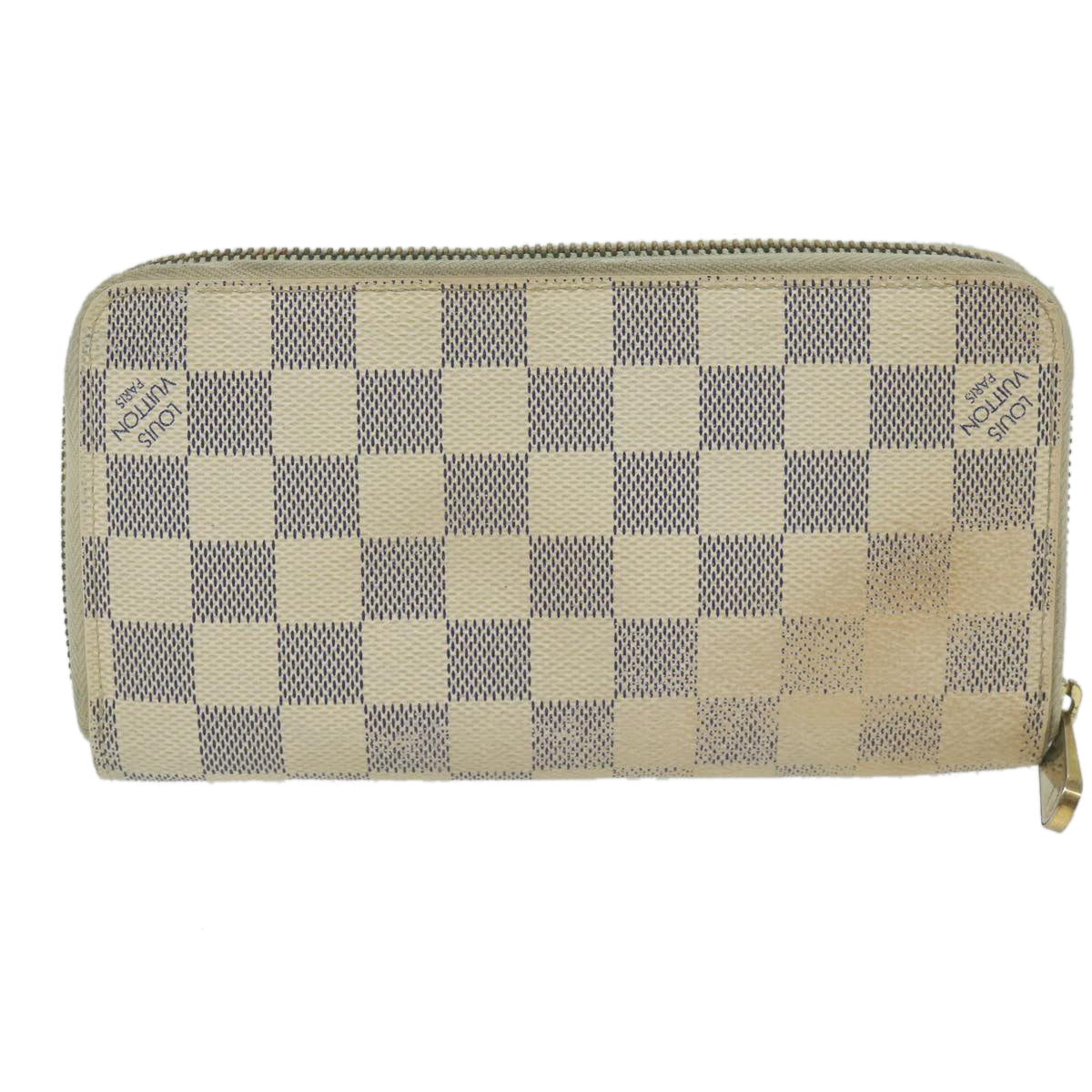 LOUIS VUITTON Damier Azur Zippy Wallet Long Wallet N63503 LV th4393