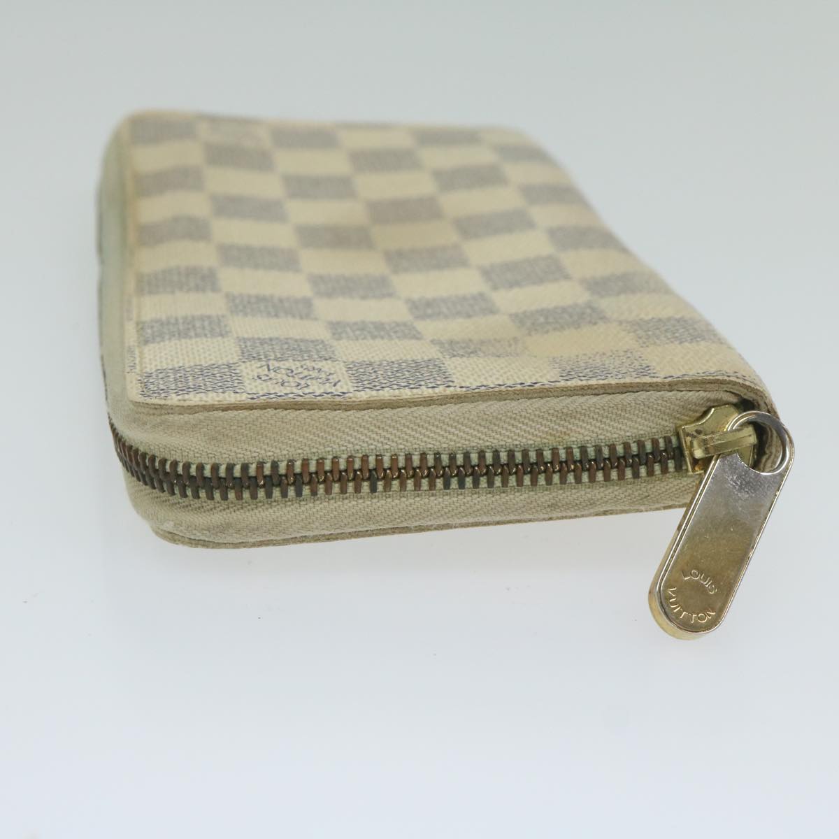 LOUIS VUITTON Damier Azur Zippy Wallet Long Wallet N63503 LV th4393