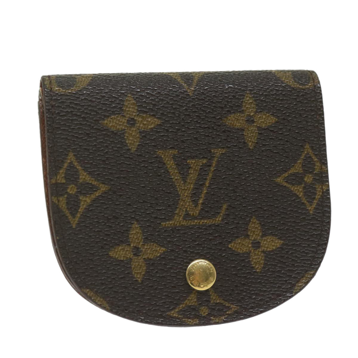 LOUIS VUITTON Monogram Porte Monnaie Guze Coin Purse M61970 LV th4399