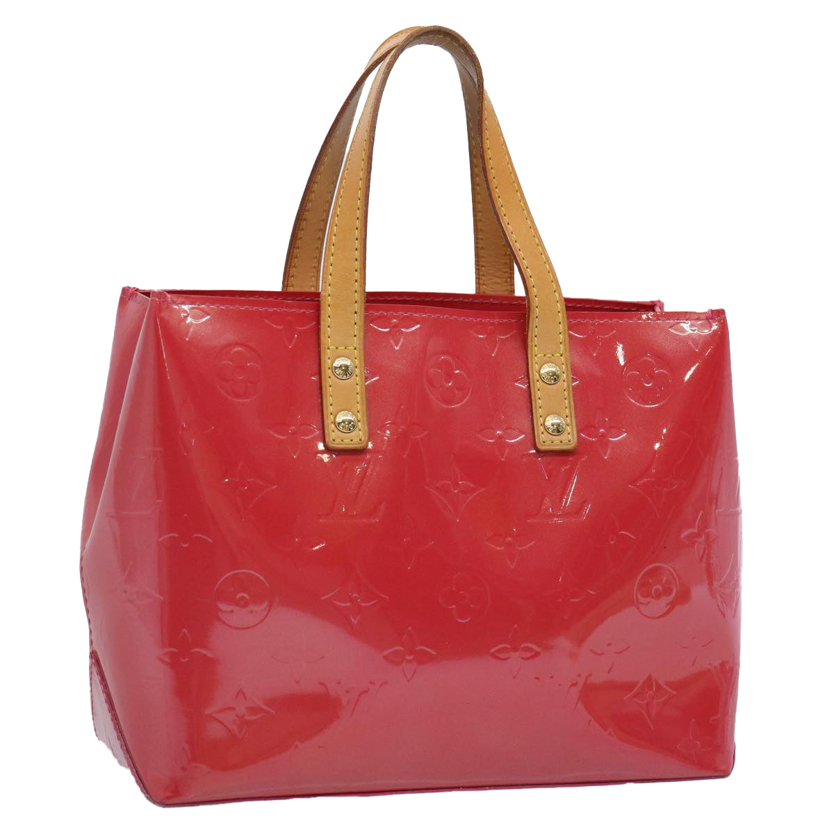 LOUIS VUITTON Monogram Vernis Houston Hand Bag Fran Boise M9135F LV th4400