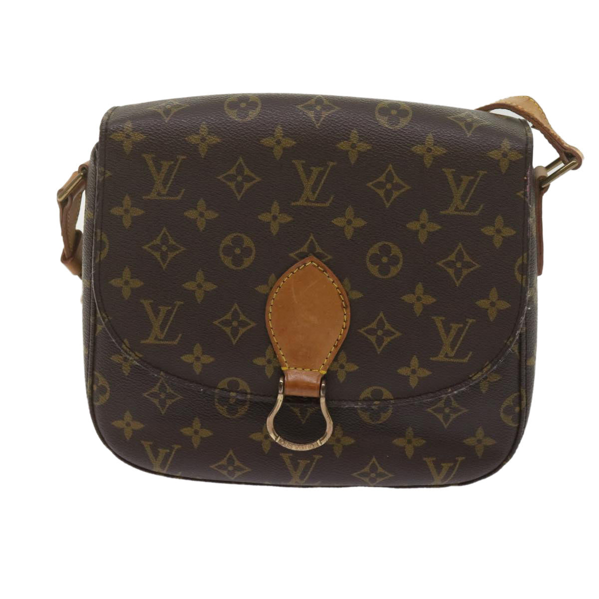 LOUIS VUITTON Monogram Saint Cloud GM Shoulder Bag M51242 LV th4403