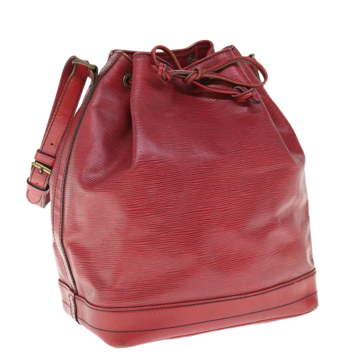 LOUIS VUITTON Epi Noe Shoulder Bag Vintage Red M44007 LV th4423