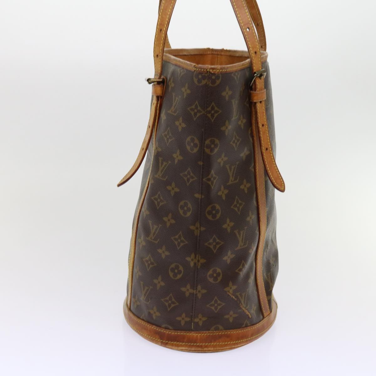 LOUIS VUITTON Monogram Bucket GM Shoulder Bag M42236 LV th4458