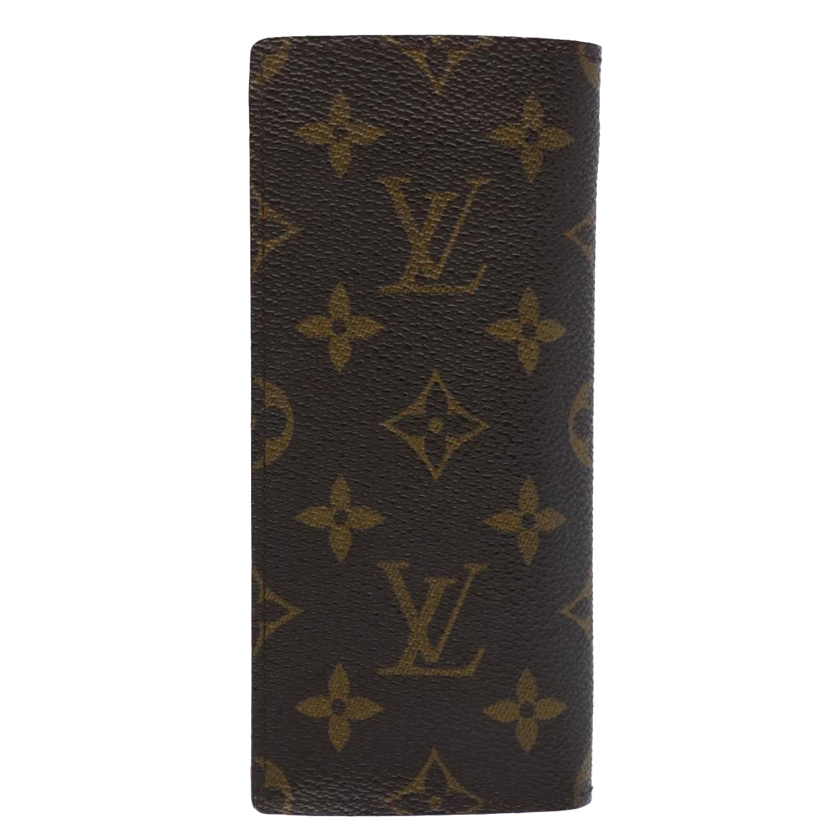 LOUIS VUITTON Monogram Etui Lunettes Simple Glasses Case M62962 LV th4466