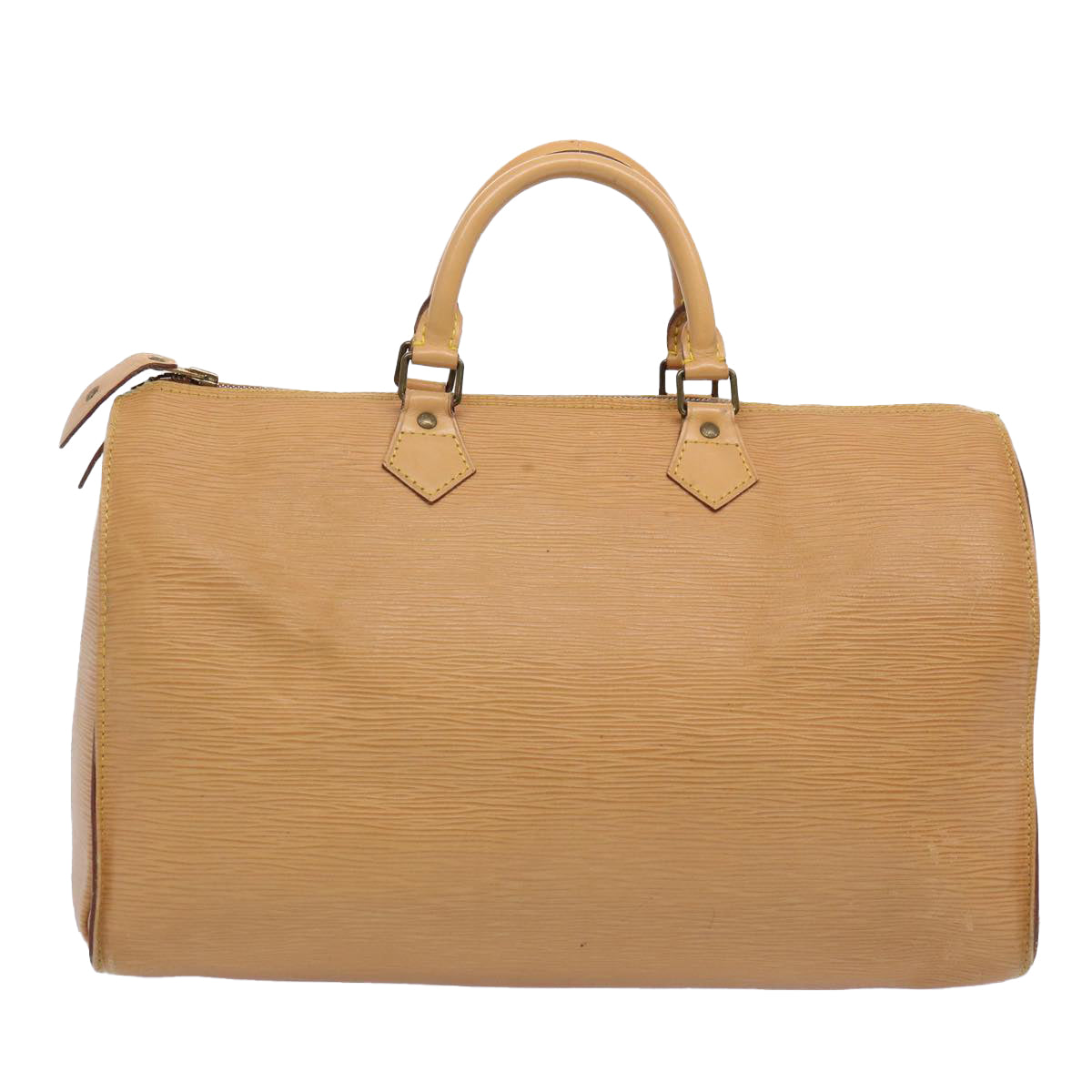LOUIS VUITTON Epi Speedy 35 Hand Bag Vintage Beige LV th4473