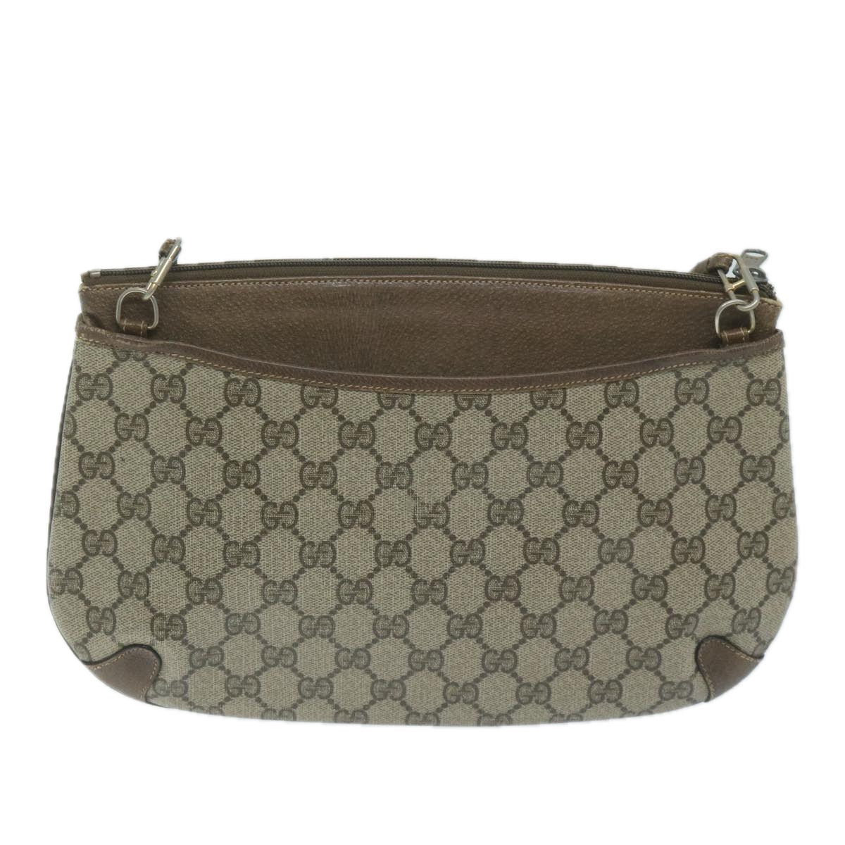 GUCCI GG Supreme Web Sherry Line Shoulder Bag Beige Red 39 02 026  th4493