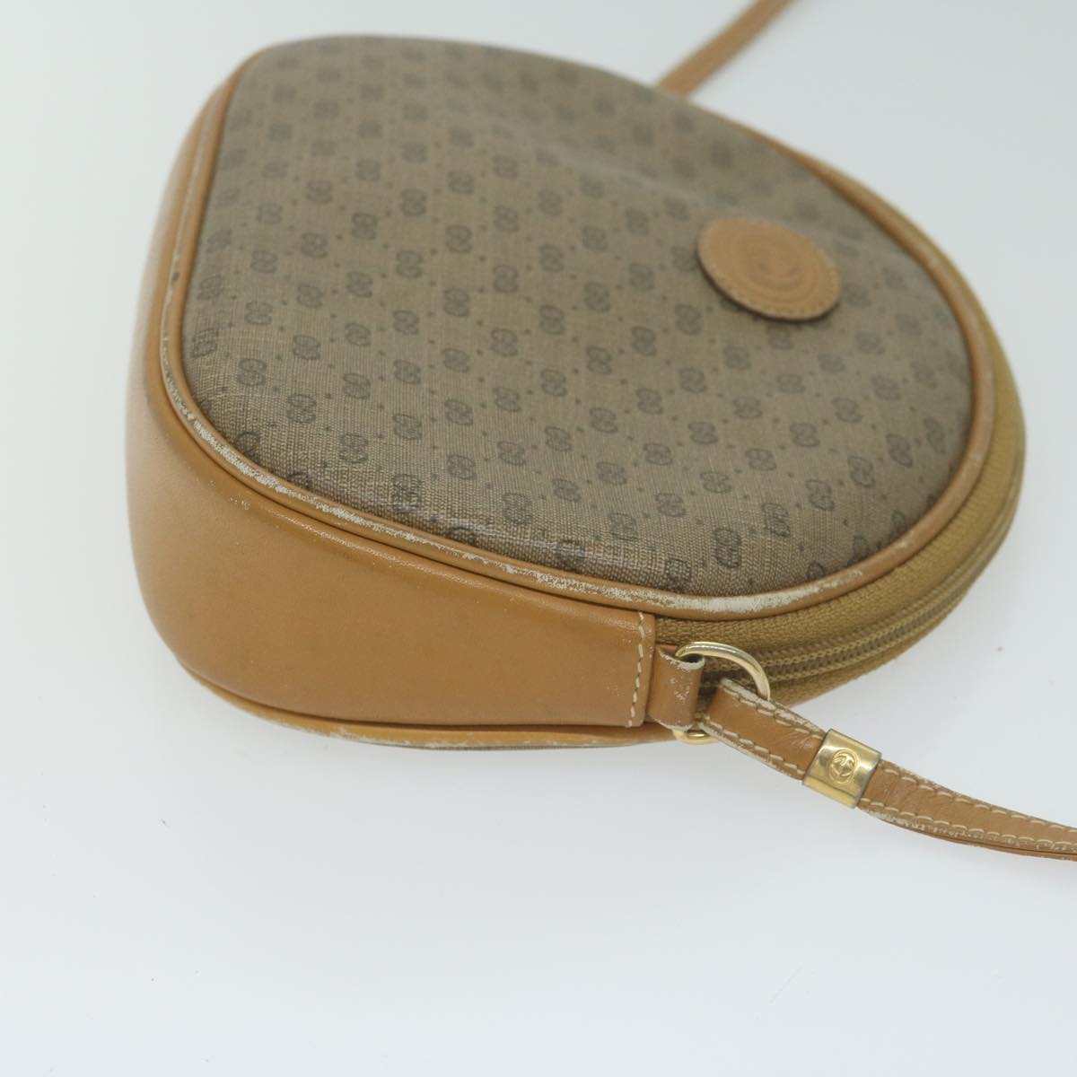GUCCI Micro GG Supreme Shoulder Bag PVC Beige 007 084 0094  th4525