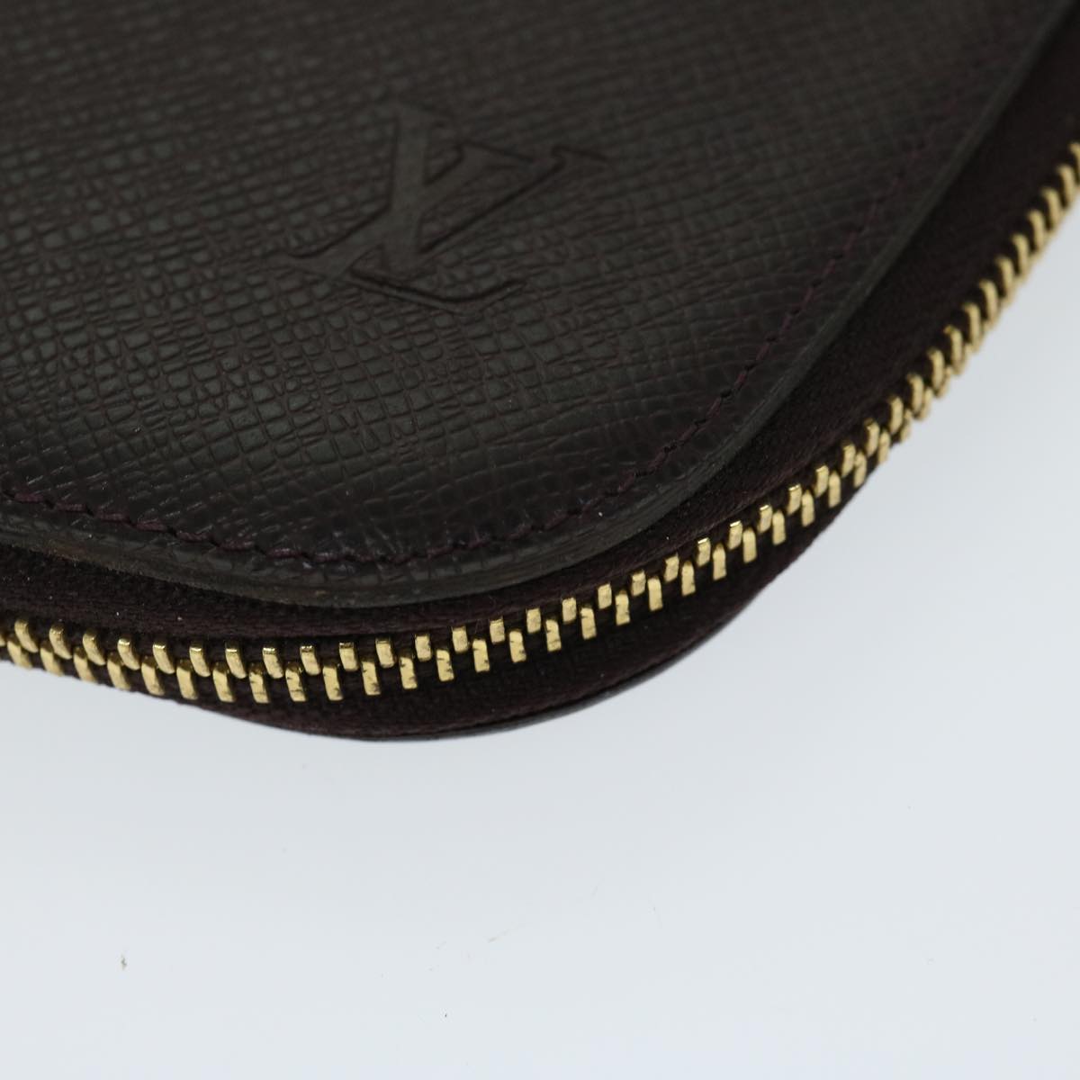 LOUIS VUITTON Taiga Organizer Atoll Travel Case Acajou M30656 LV th4595