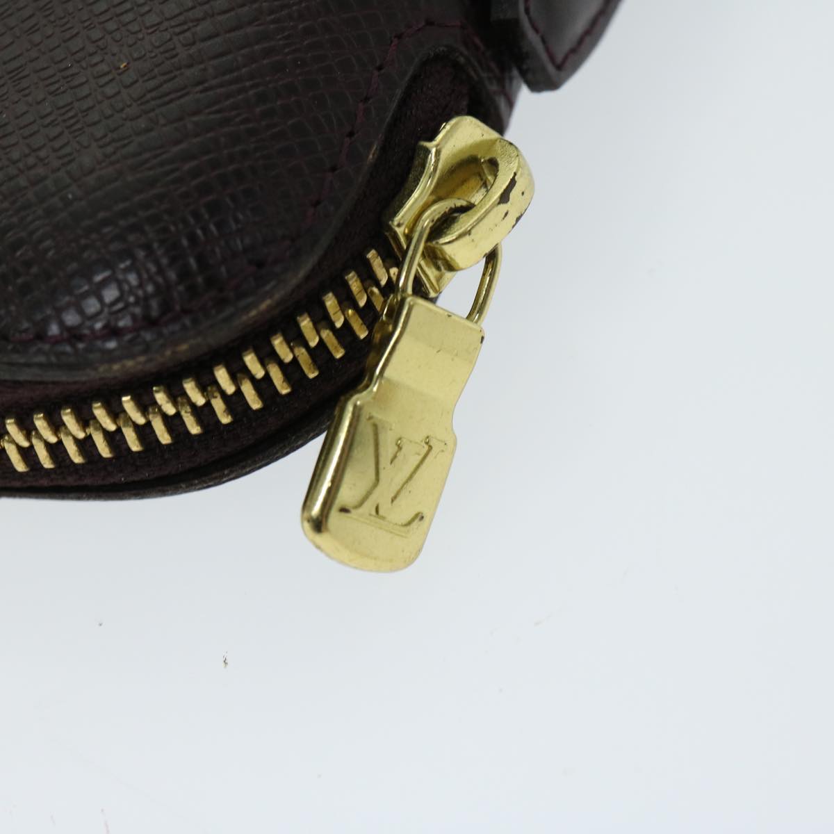 LOUIS VUITTON Taiga Organizer Atoll Travel Case Acajou M30656 LV th4595