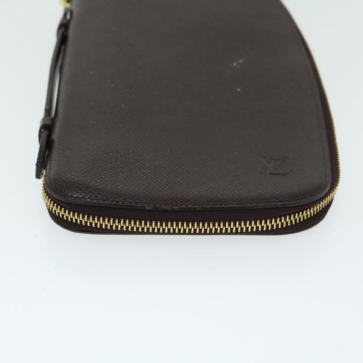 LOUIS VUITTON Taiga Organizer Atoll Travel Case Acajou M30656 LV th4595