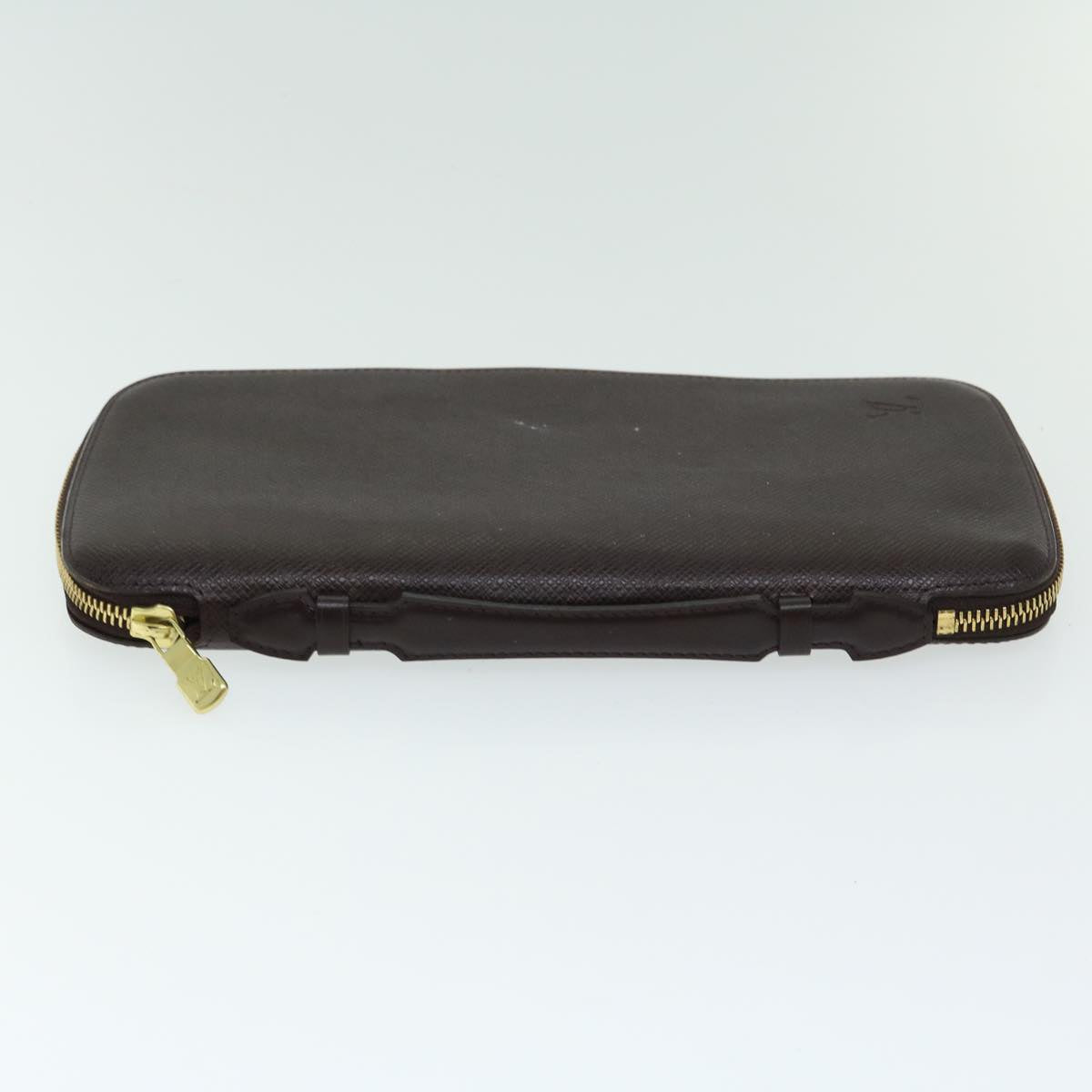 LOUIS VUITTON Taiga Organizer Atoll Travel Case Acajou M30656 LV th4595
