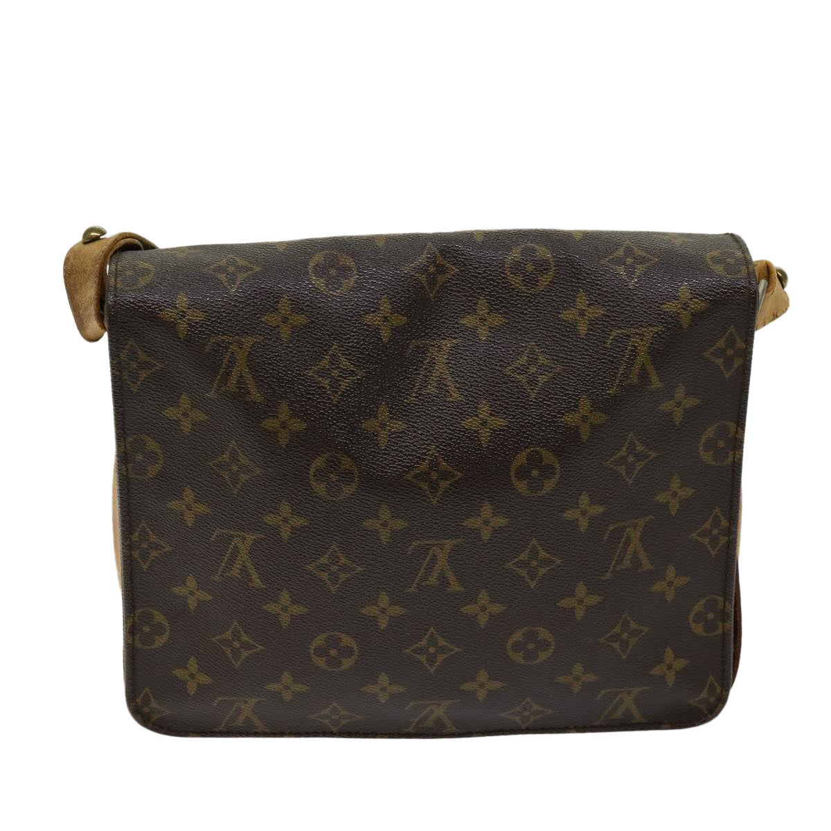 LOUIS VUITTON Monogram Cartouchiere GM Shoulder Bag M51252 LV th4707
