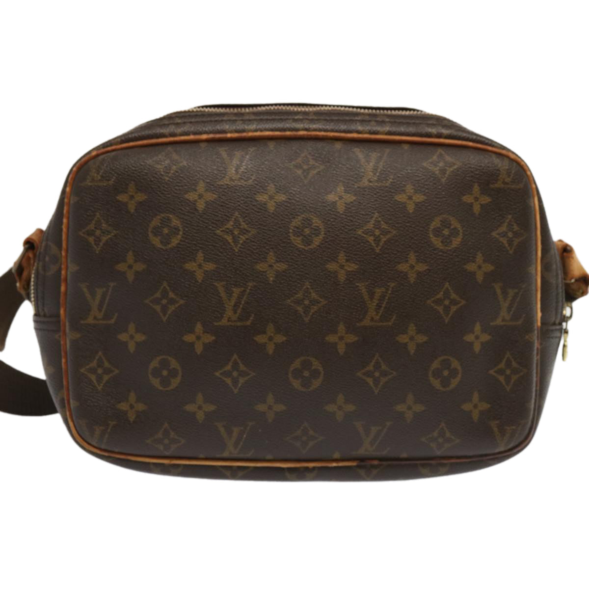 LOUIS VUITTON Monogram Reporter PM Shoulder Bag M45254 LV th4709