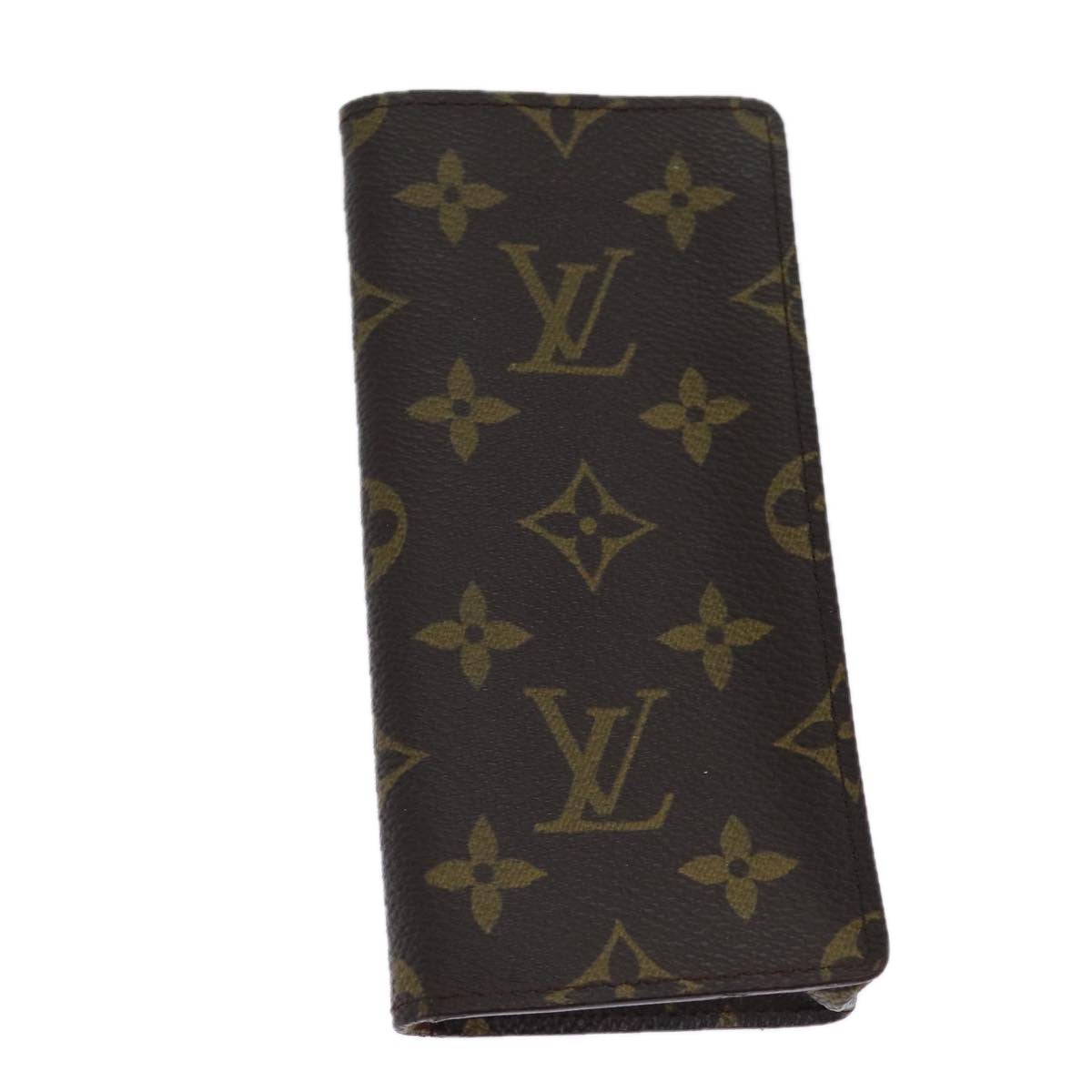 LOUIS VUITTON Monogram Etui Lunette Simple Glasses Case M62962 LV th4714