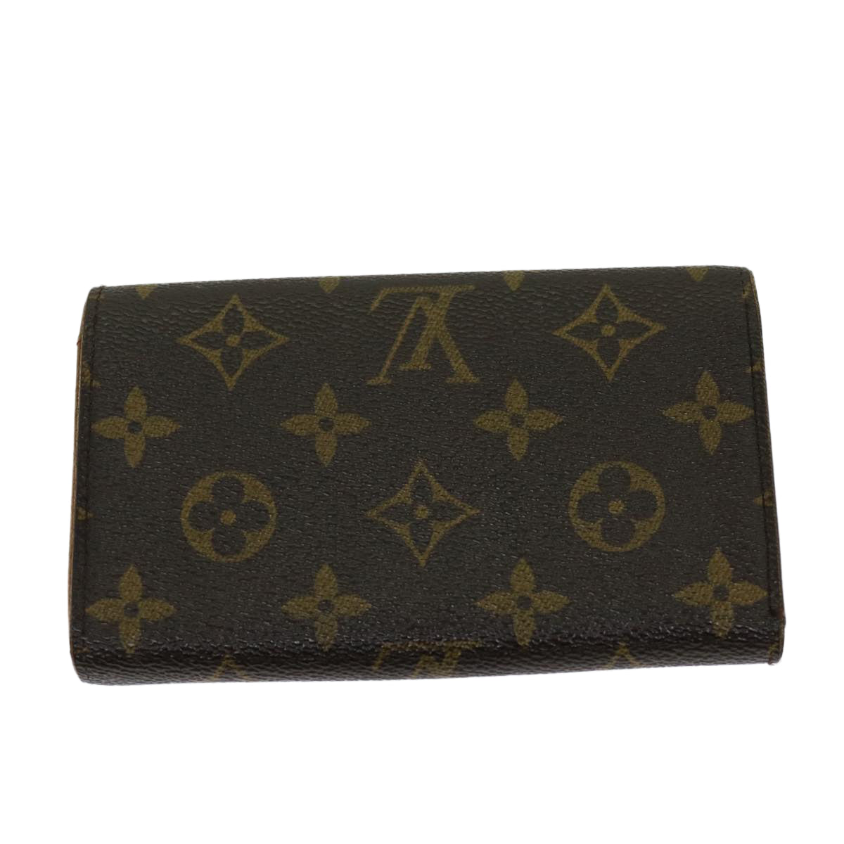 LOUIS VUITTON Monogram Porte Monnaie Billets Tresor Wallet M61730 LV th4715