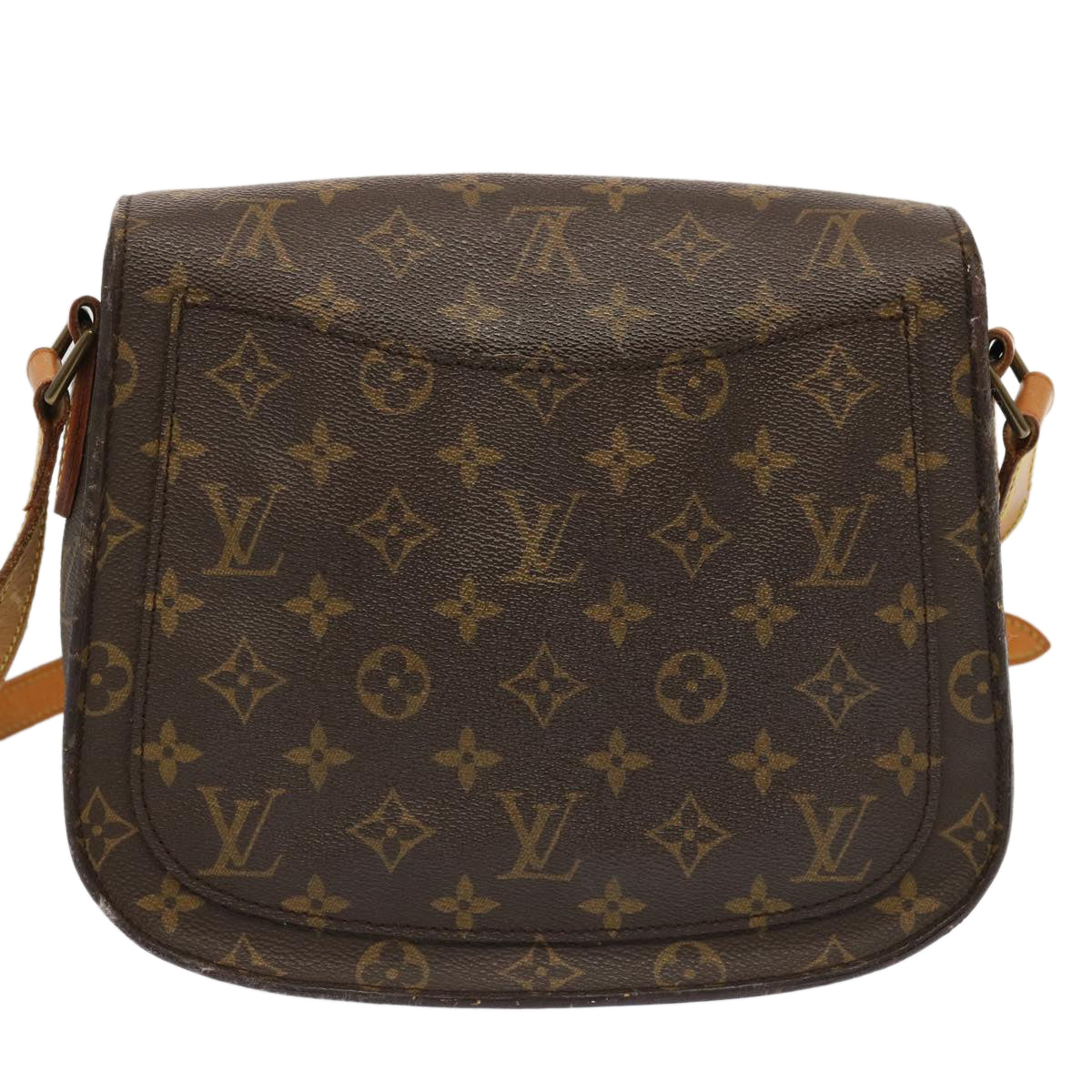 LOUIS VUITTON Monogram Saint Cloud GM Shoulder Bag M51242 LV th4734