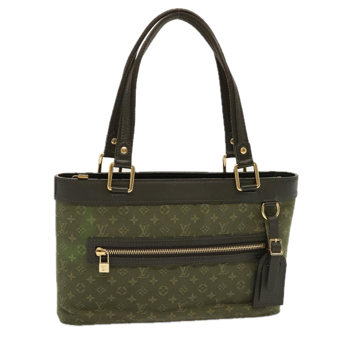 LOUIS VUITTON Monogram Mini Lucille PM Hand Bag TST Khaki M92682 LV th4738