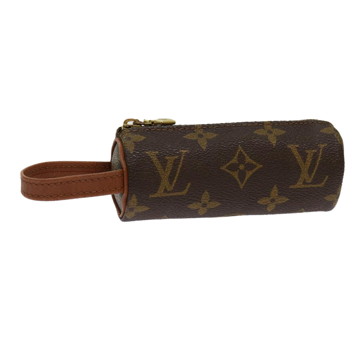 LOUIS VUITTON Monogram Etui 3 Ball de Golf Pouch M58249 LV th4743