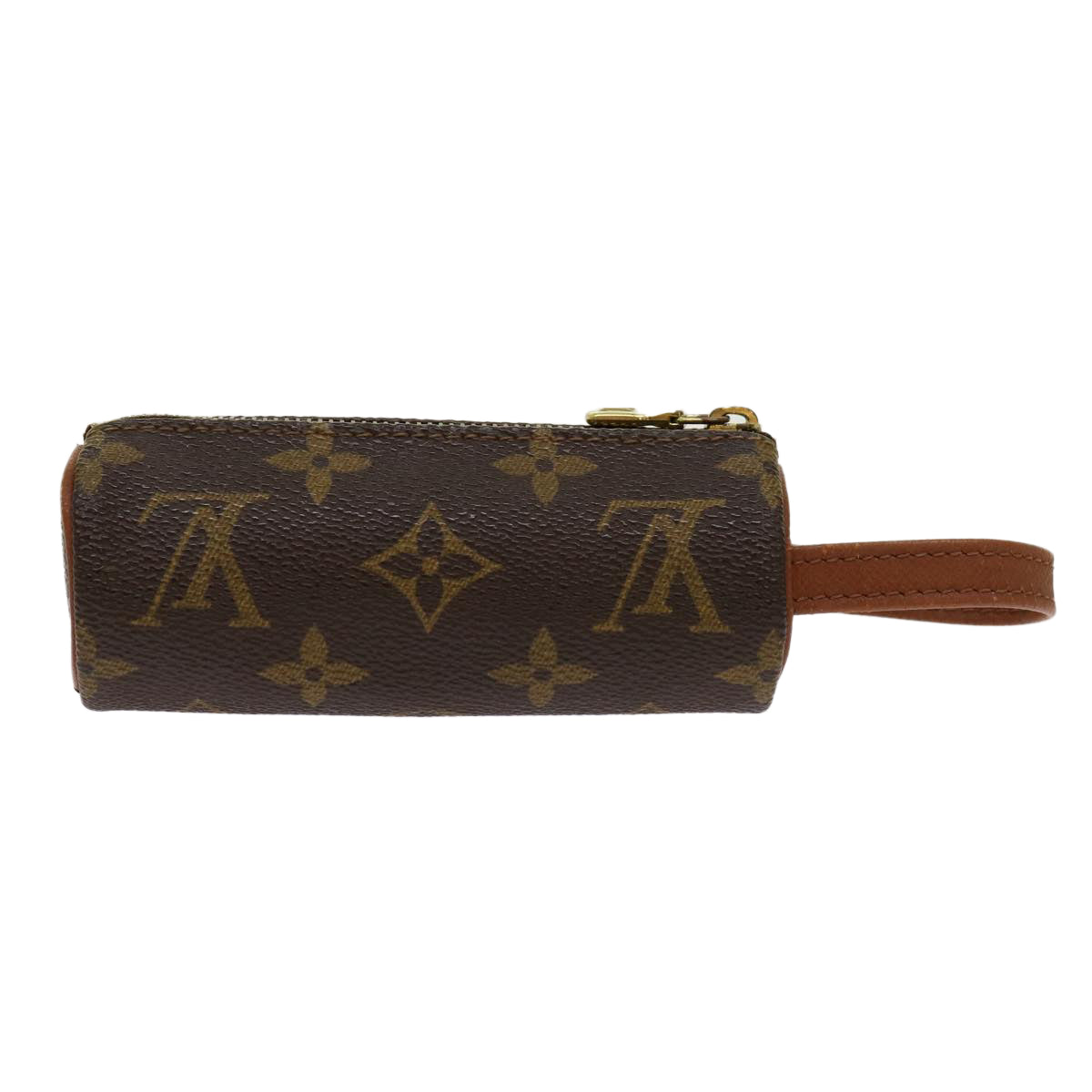 LOUIS VUITTON Monogram Etui 3 Ball de Golf Pouch M58249 LV th4743