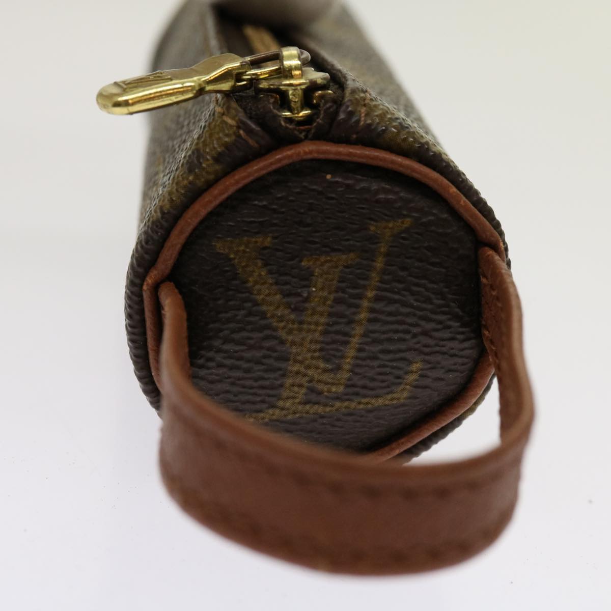 LOUIS VUITTON Monogram Etui 3 Ball de Golf Pouch M58249 LV th4743
