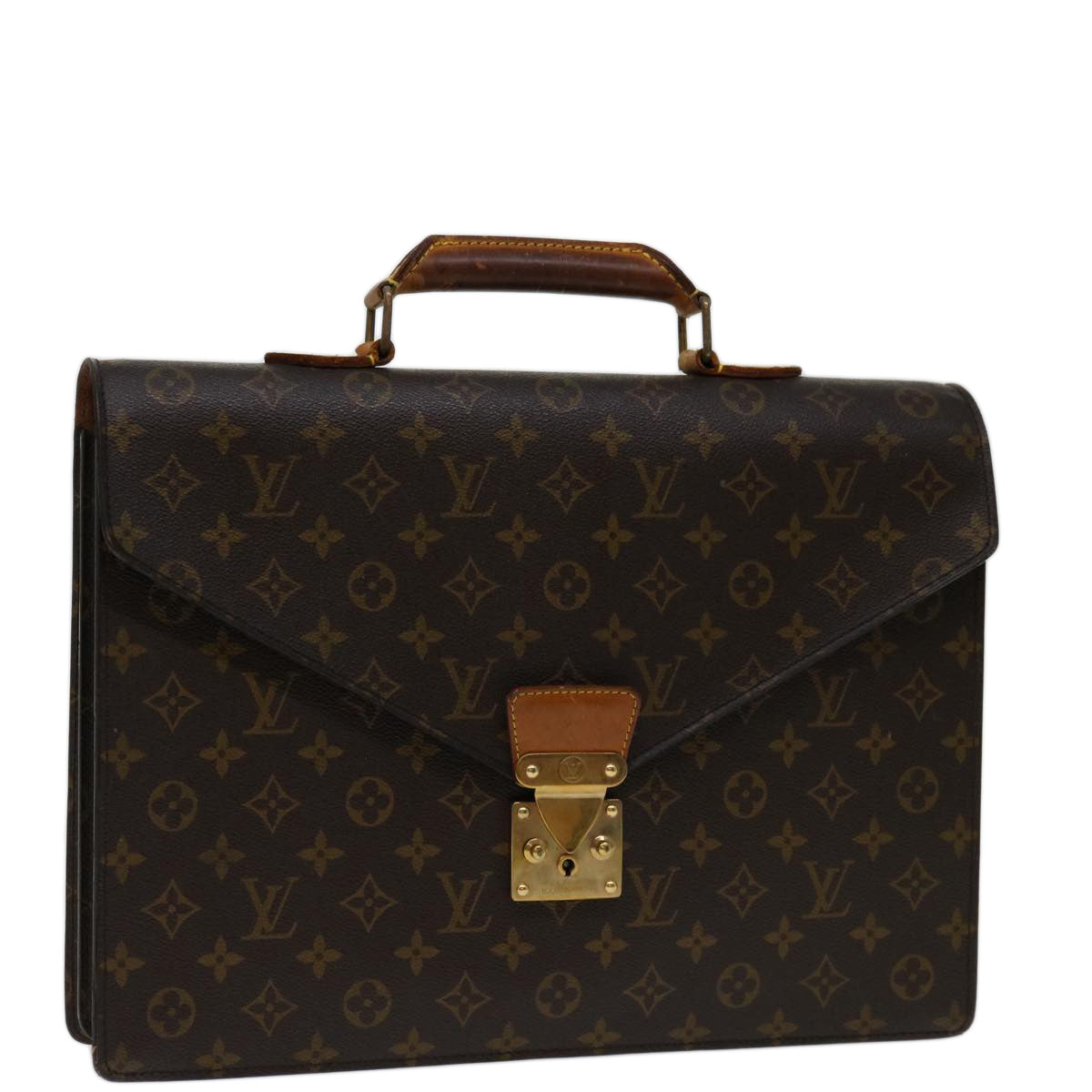 LOUIS VUITTON Monogram Serviette Conseiller Briefcase M53331 LV th4745